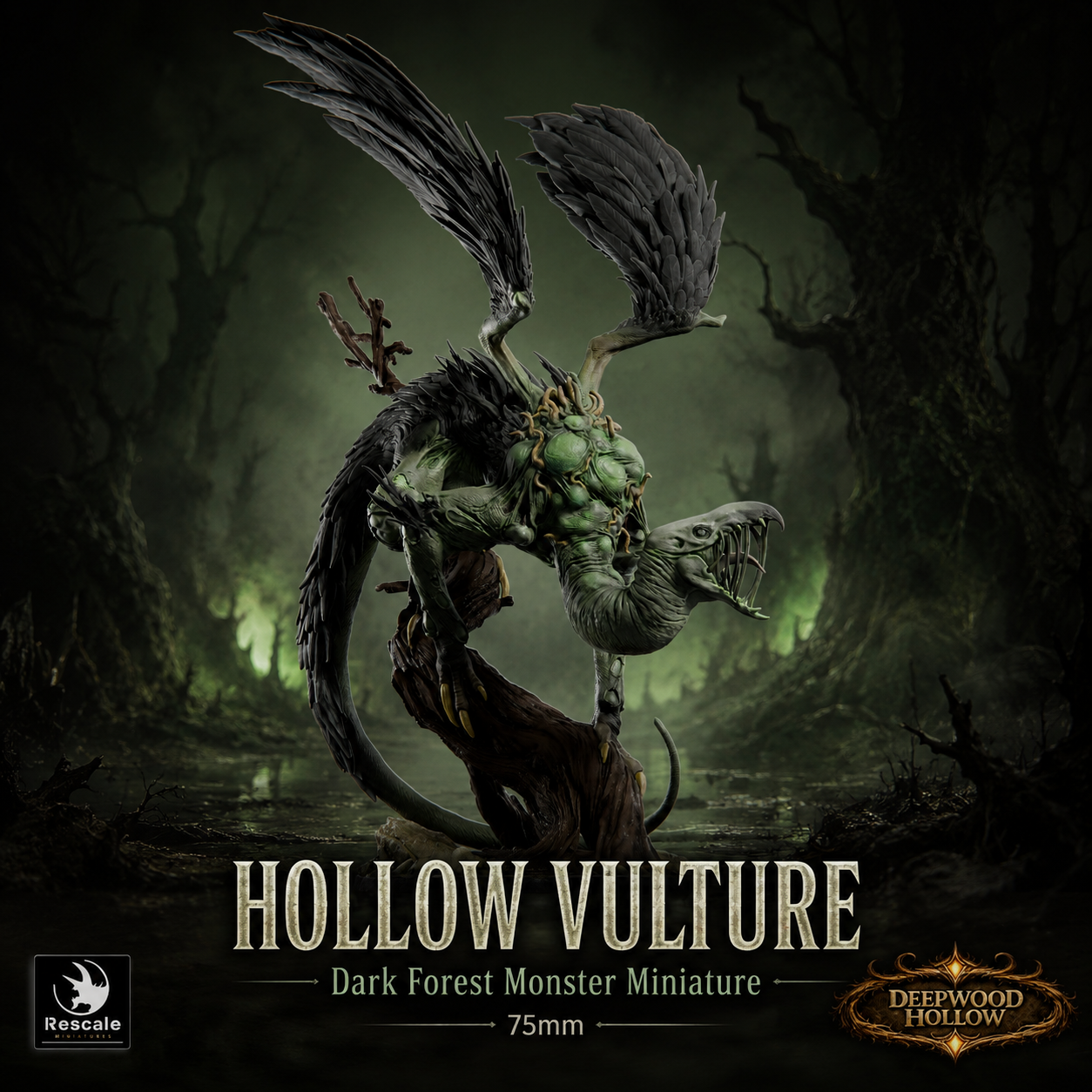 Hollow Vulture | Dark Forest Monster Miniature