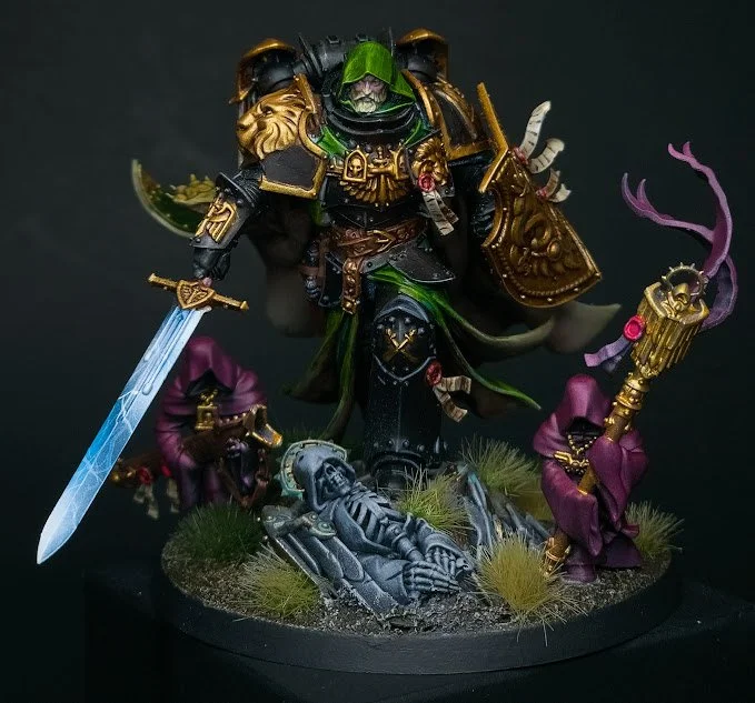 lion L Johnson fully painted dark angels warhammer 40k space marine primarch