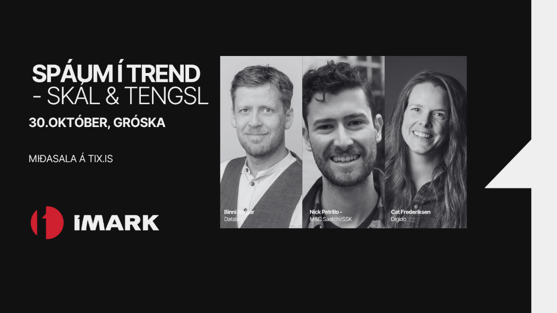 Spáum í trend - 30.október í Grósku - Viðburður - Tryggðu þér miða!