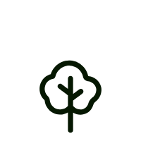 Silhouette of a person holding an umbrella near a tree, with a stylized sun or moon in the background.