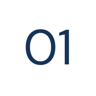 Number one in large dark blue font.