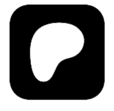 Black icon of a paw print on a transparent background.