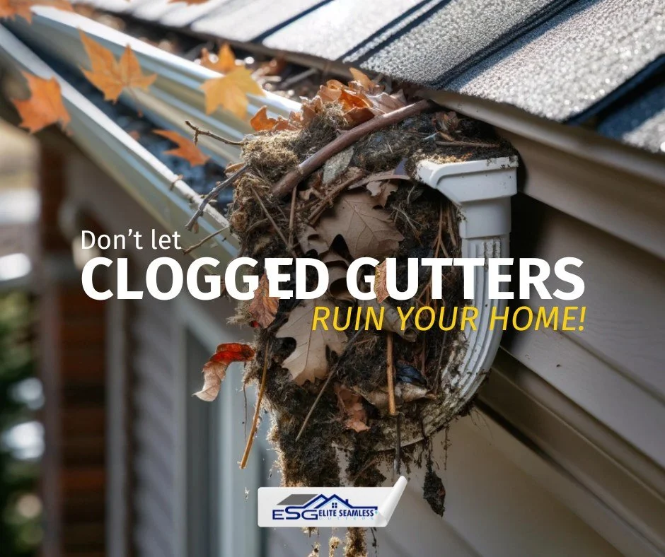 Don't Let Clogged Gutters Ruin Your Home! ✅

Blocked gutters can lead to costly water damage and repairs. Keep your home safe with Elite Seamless Gutters!

📲 Get a FREE quote today and protect your home from damage this season! Call now! (318) 709-4