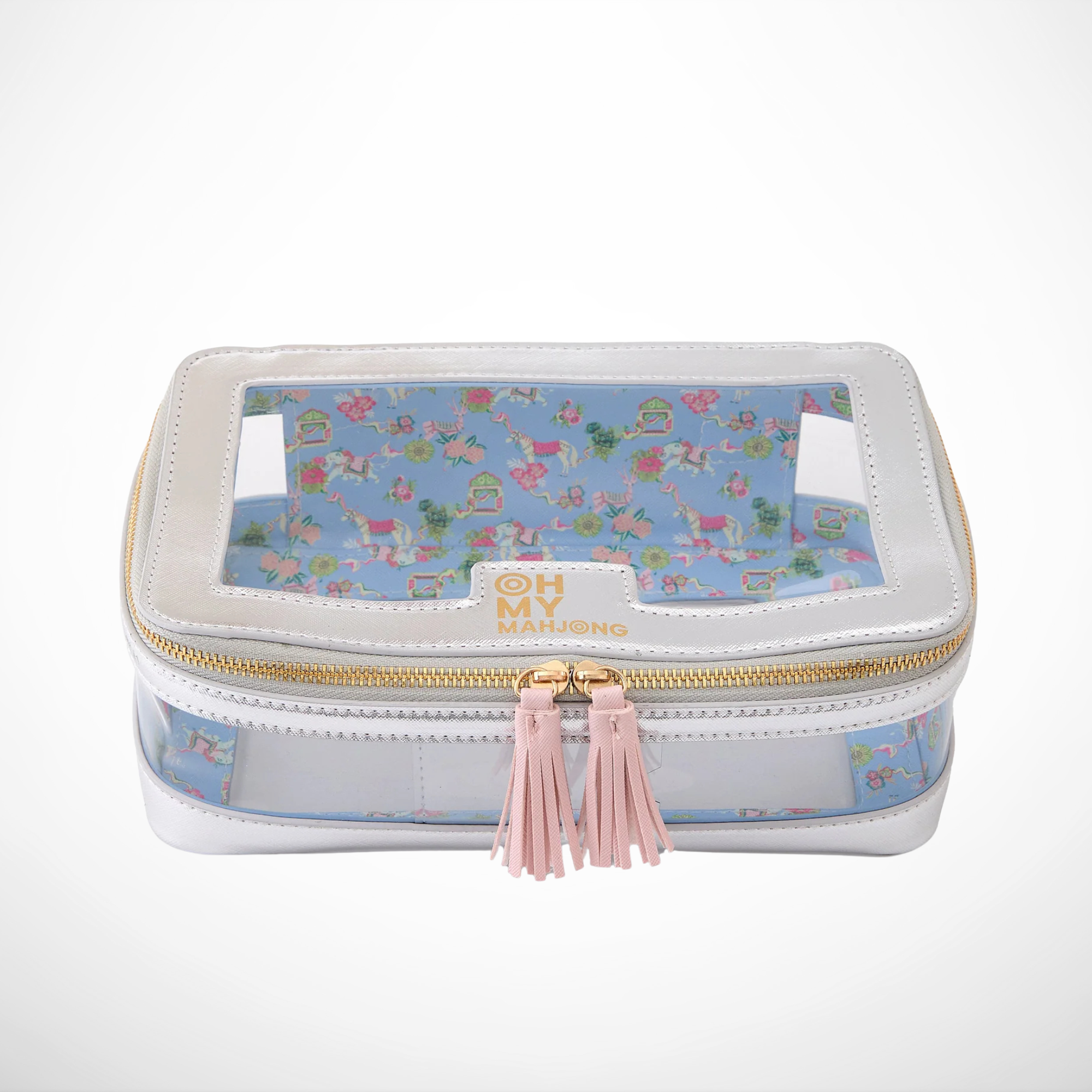 Silver Tile Storage Bag by Oh My Mahjong