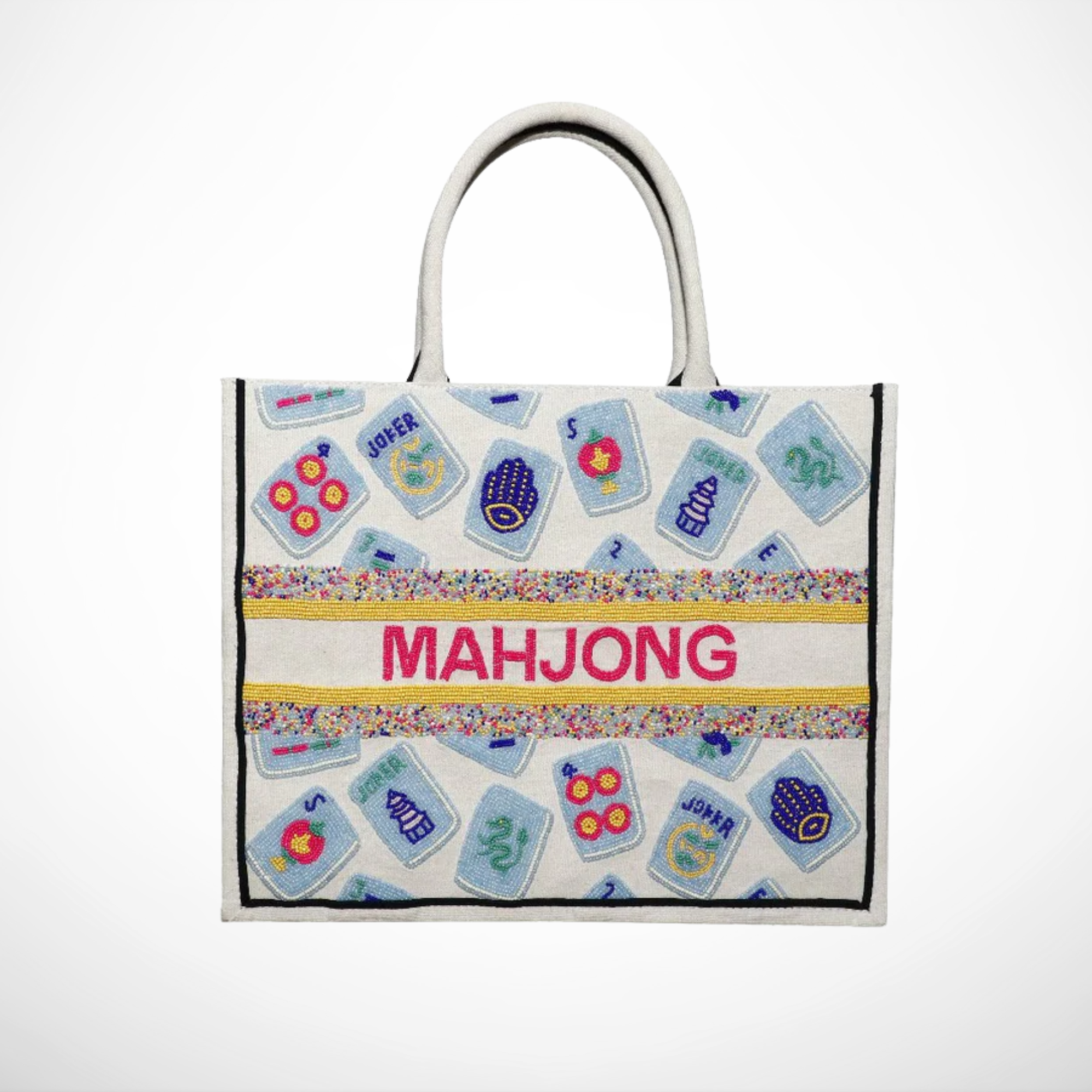 Mahjong Tote Bag by Tiana NYC