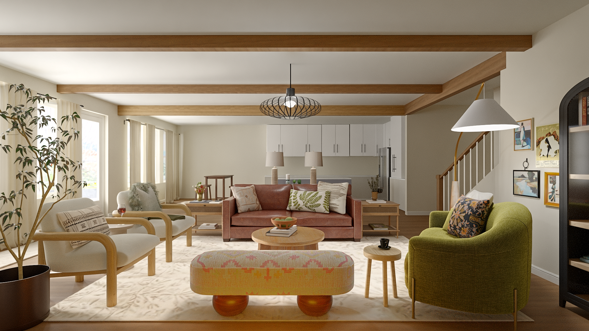 The Spanish Revival Living Room