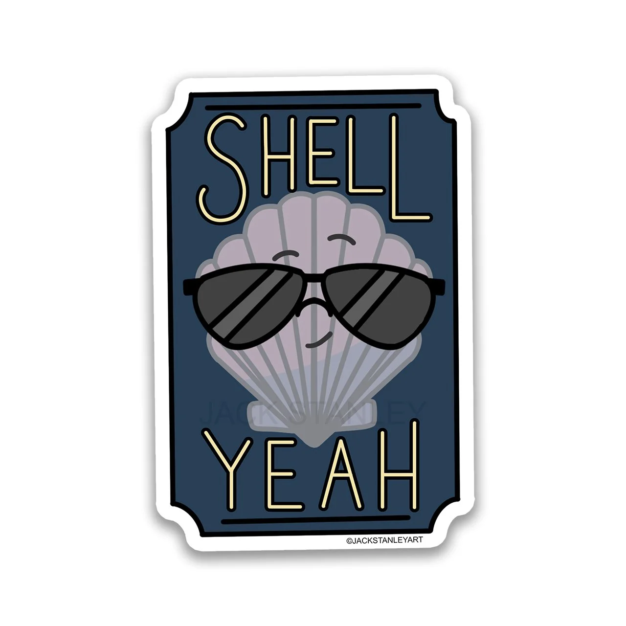 Shell Yeah - Vinyl Sticker