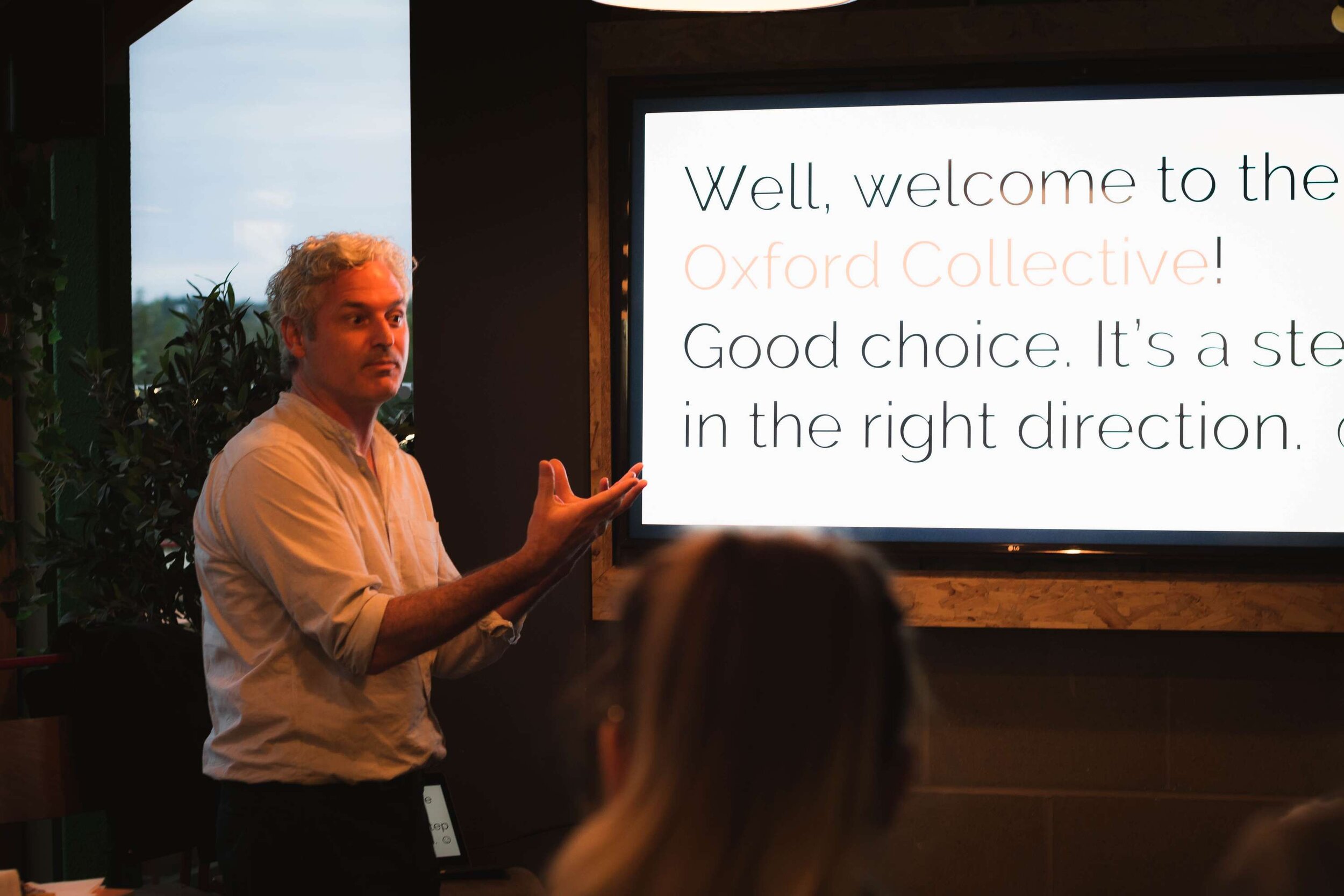 Speaking at The Oxford Collective
