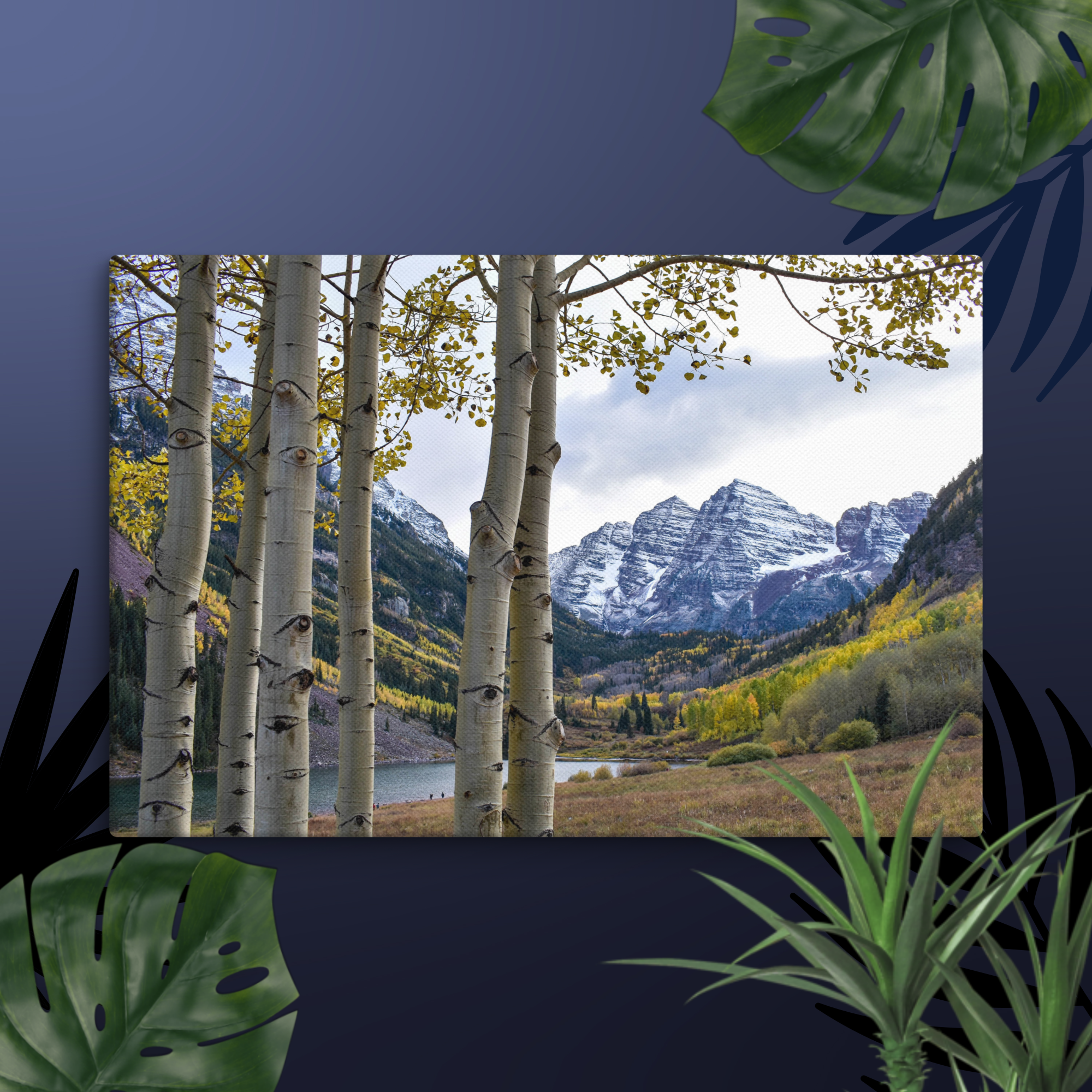 Maroon Bells, Colorado - 12x18 Print