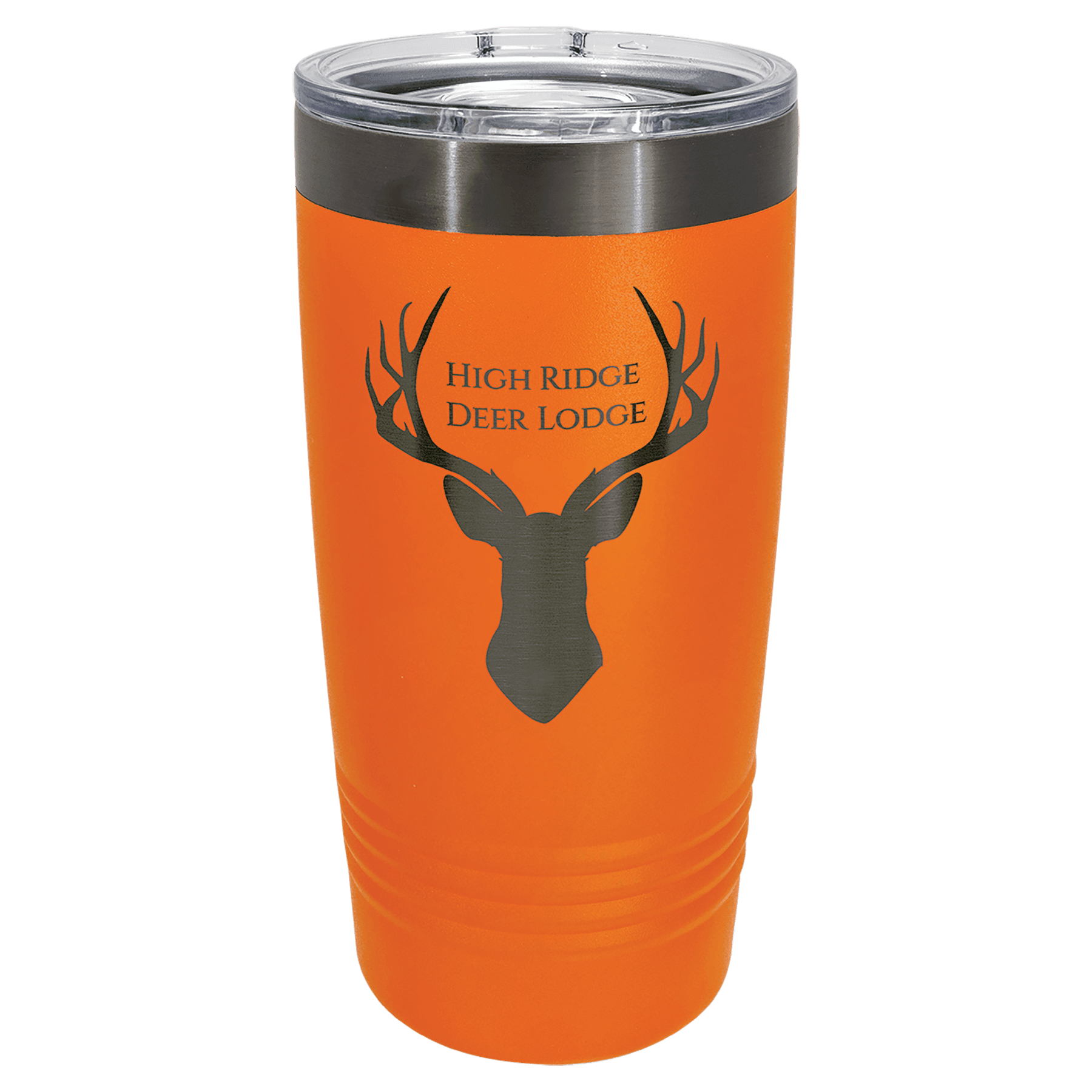 Polar Camel 20 oz. Ghost Black ION-Plated Ringneck Tumbler with Slider Lid - Case of 24