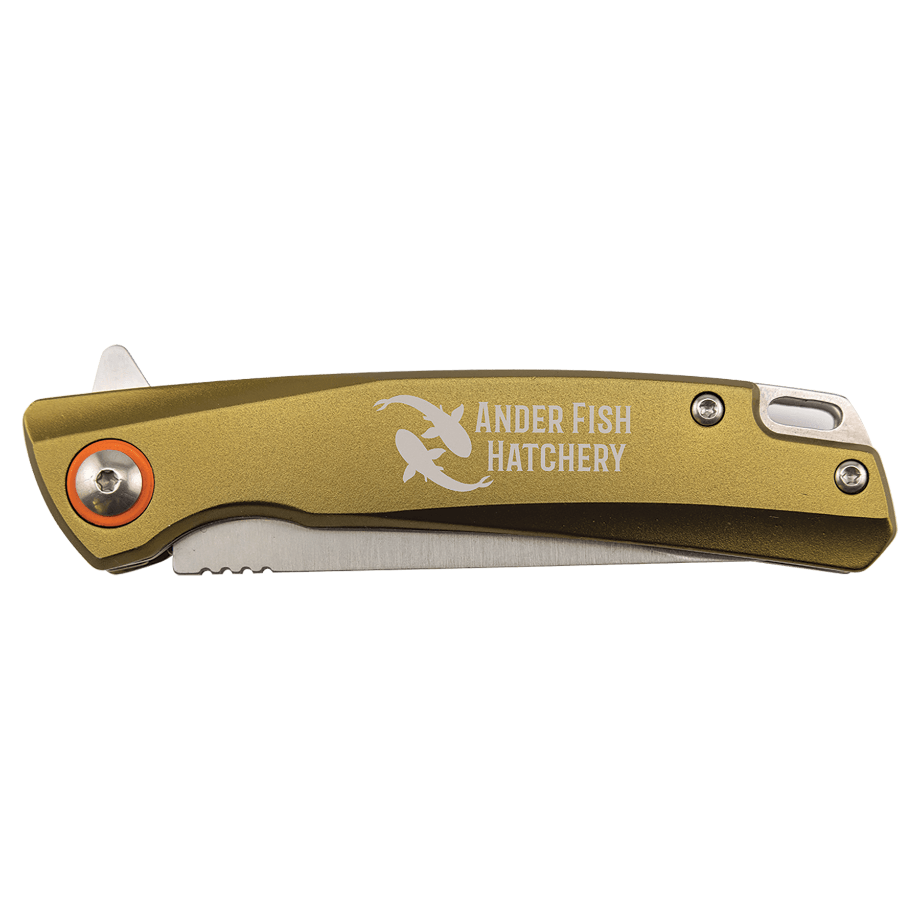 Bison River 4" Flat Dark Earth Everyday Carry Knife with Ball Bearing Open Mechanism