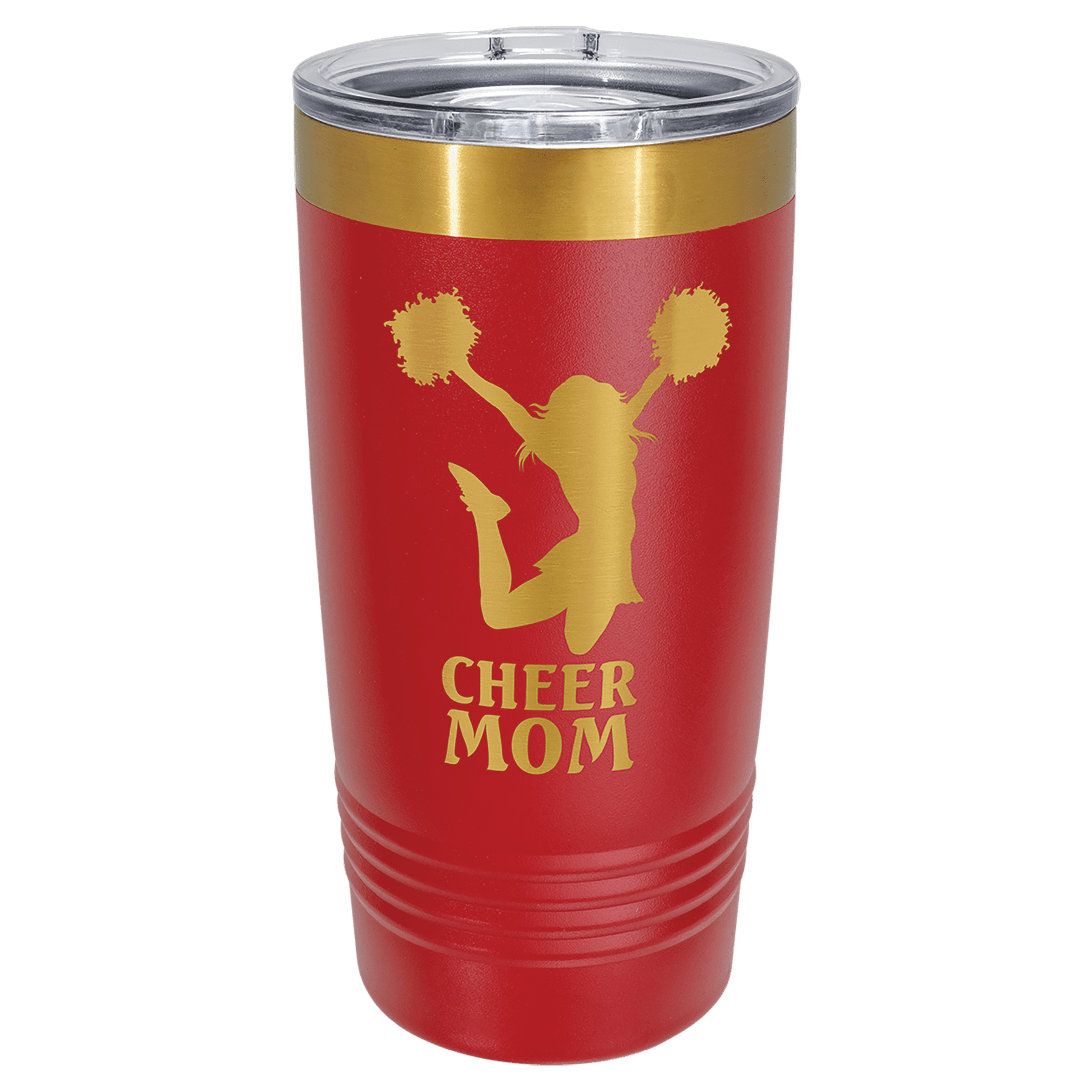 Polar Camel 20 oz. Bright Gold ION-Plated Ringneck Tumbler with Slider Lid - Case of 24