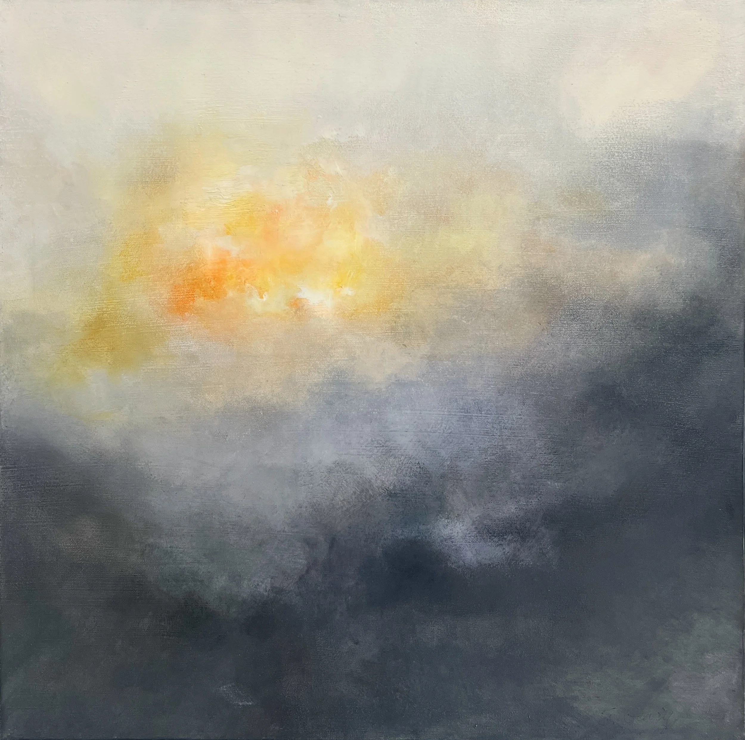 Warming The Mist 24 x 24 Elise-Geary
