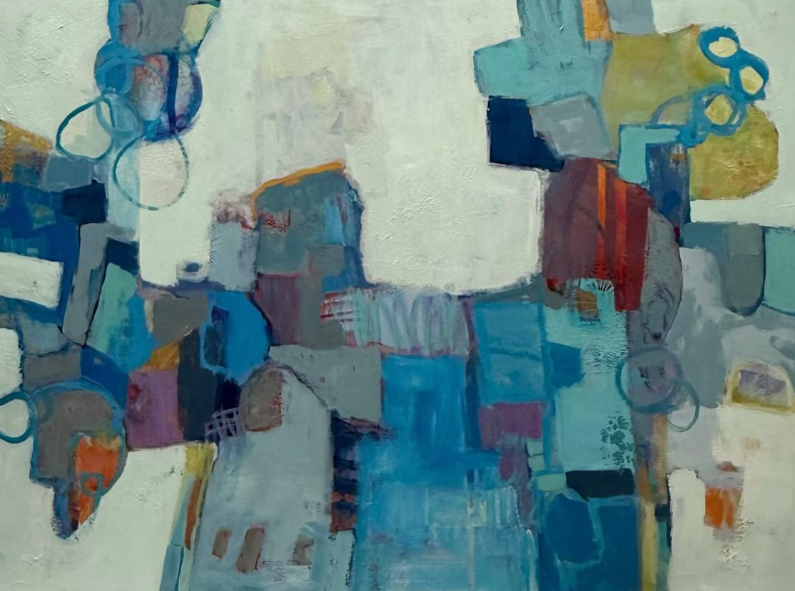 Knowing You 36 x 48 Mixed Media Britt Bair