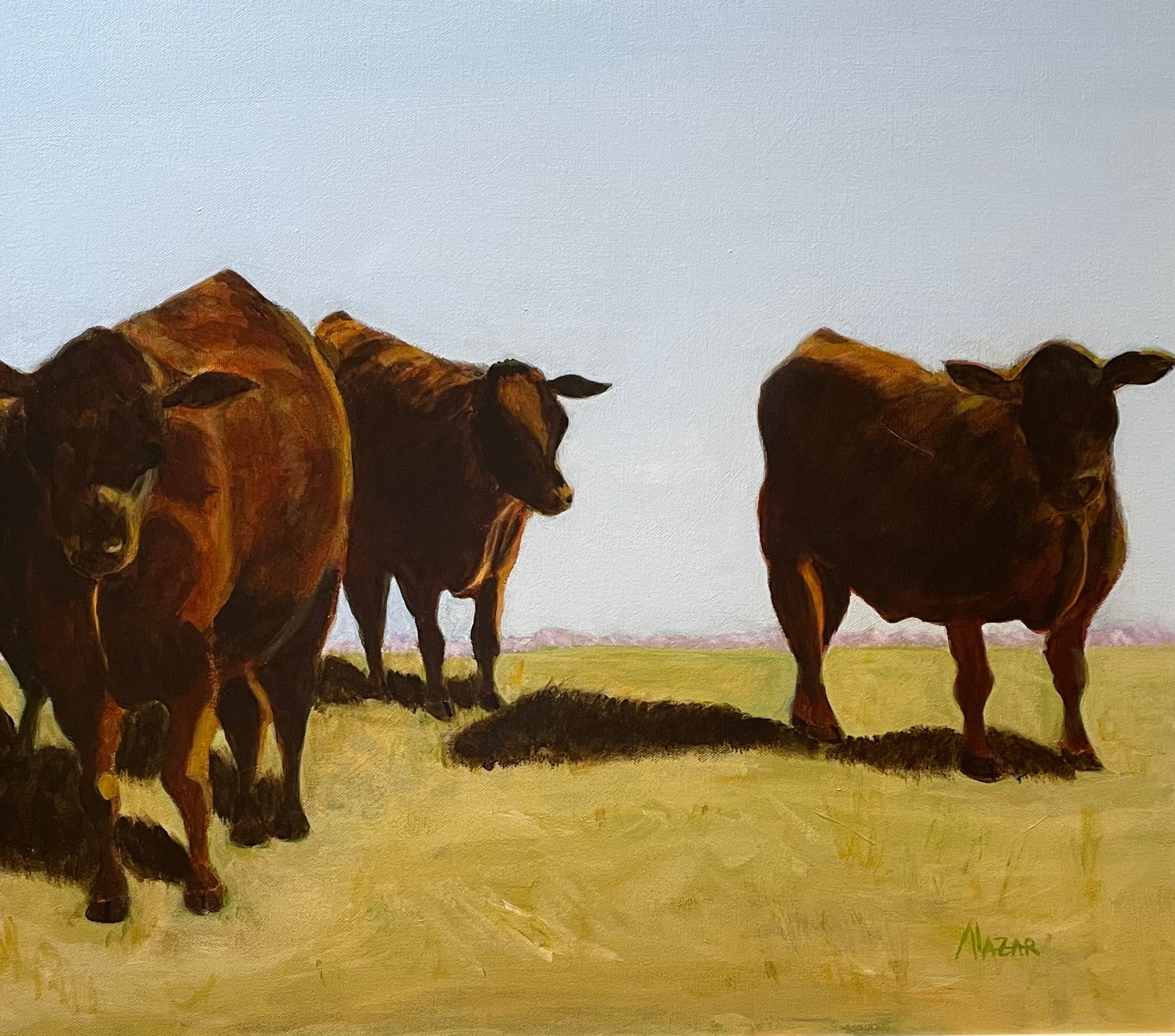 Spring Pasture 24 x 20 Acrylic-Andrea-Lazar