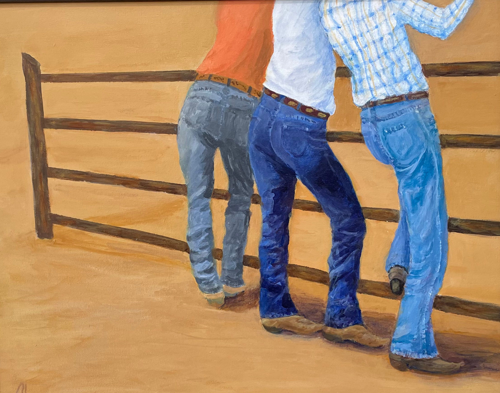 Boots, Butts and Blue Jeans #2 18 x 24 -Andrea Lazar SOLD