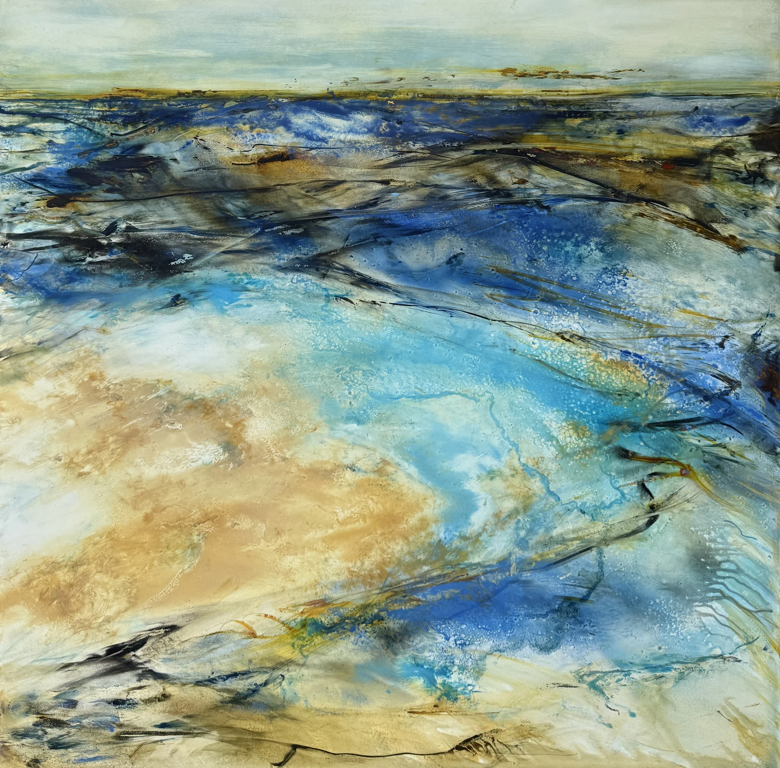 Low Tide on the Beach-Elise Geary