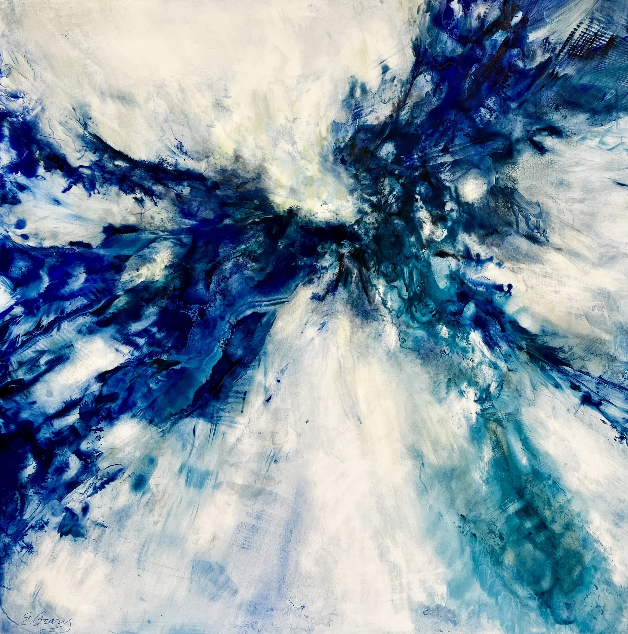 Ocean Angel 36 x 36 Elise Geary