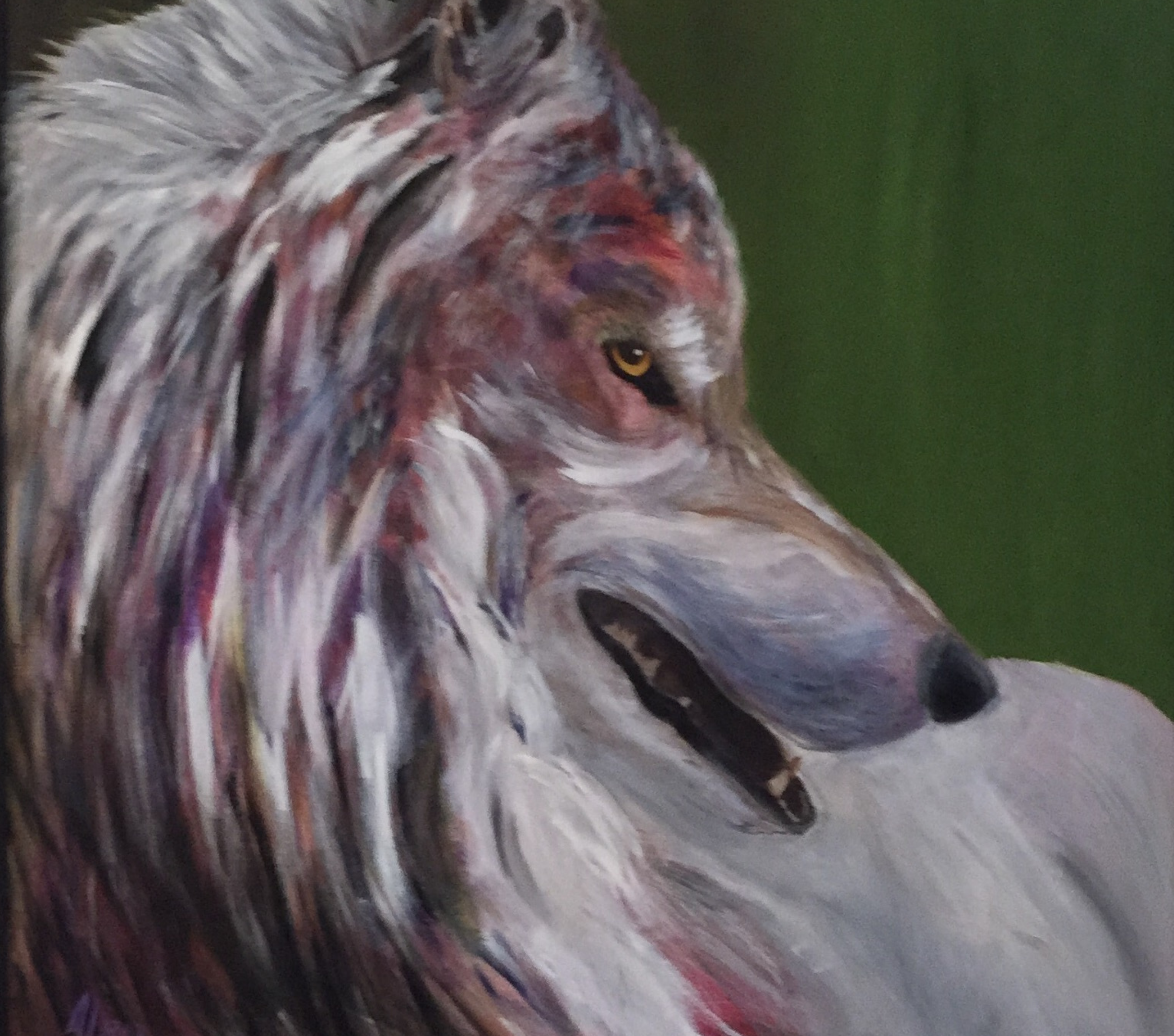 Leader of the Pack 36 x 36 Acrylic Andrea Lazar
