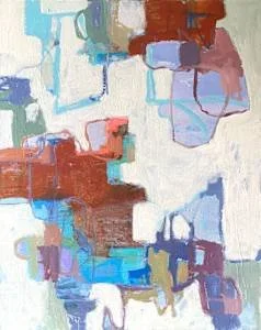 Connected 36 x 24 Mixed Media Britt Bair
