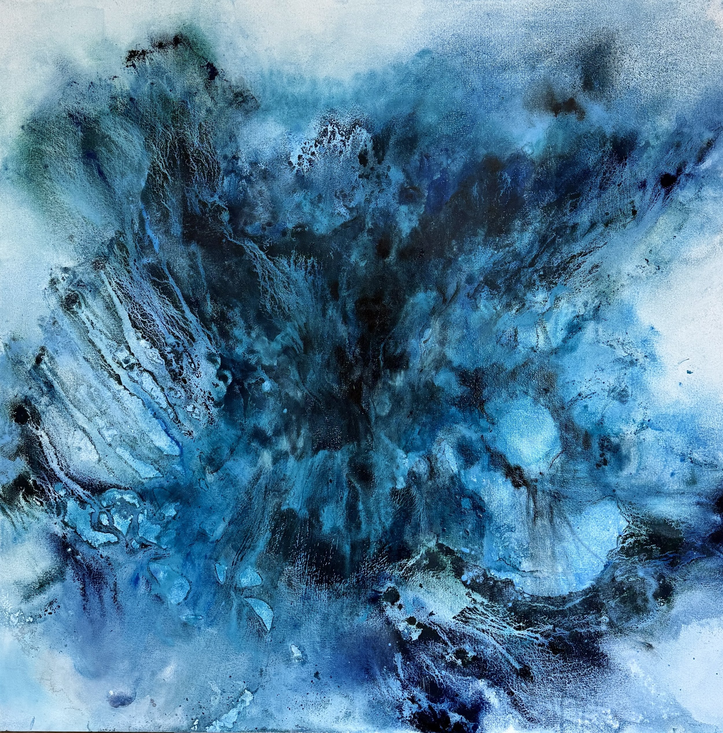 Blue Submergence | 36 x 36 | Oil | $2,200