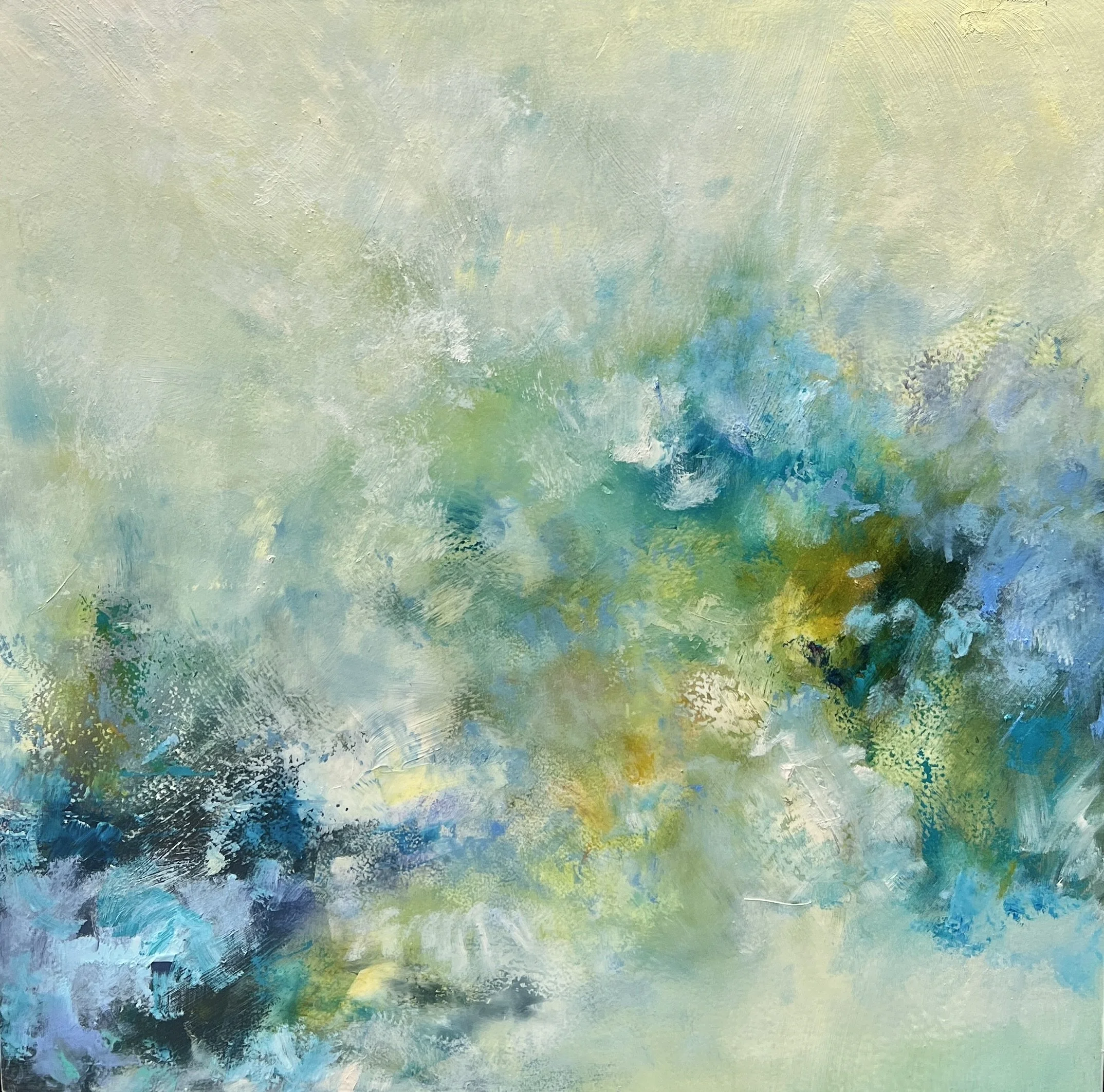 In My Garden 24 x 24 Elise-Geary