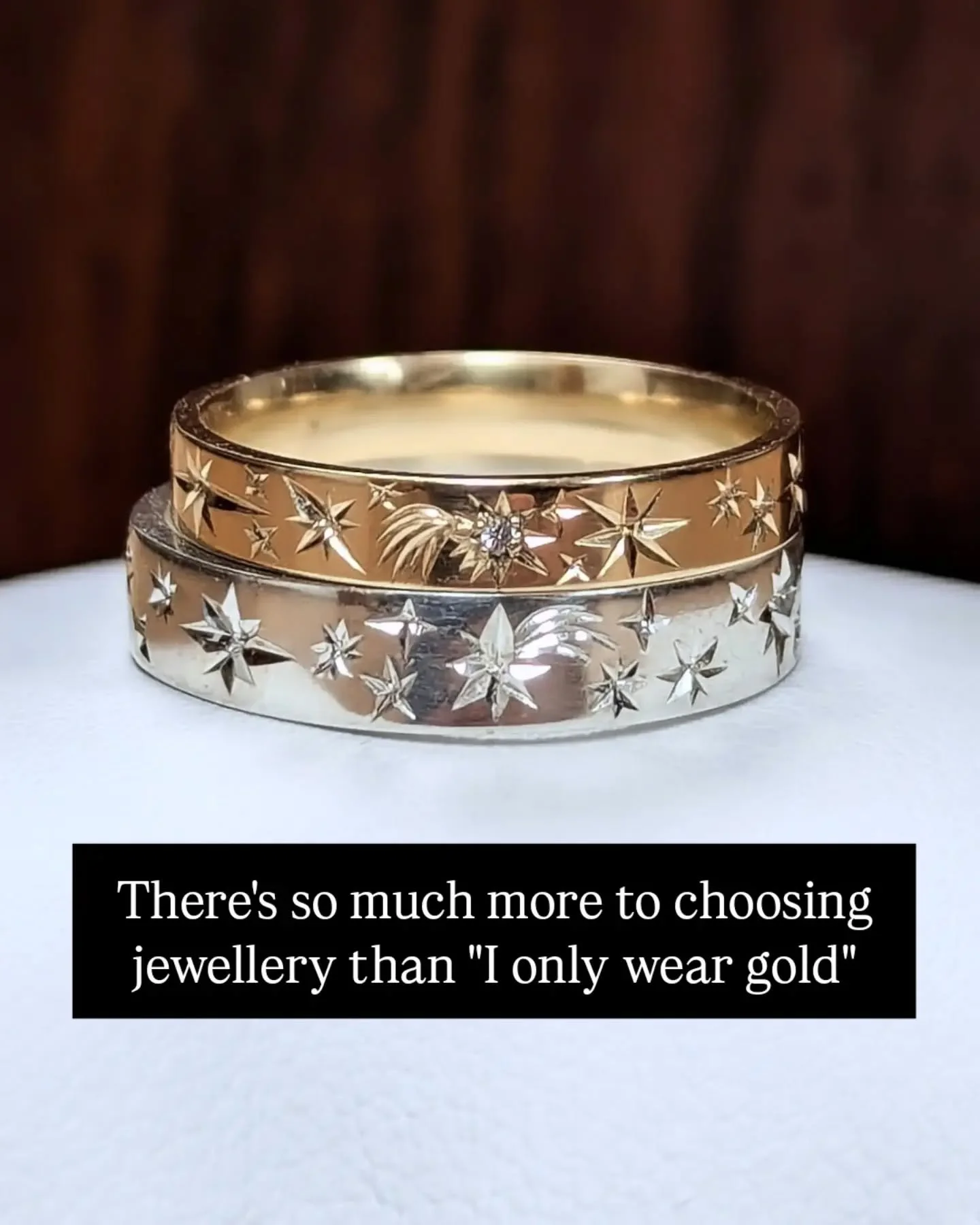 I get asked about the pros and cons of different metals a lot, so hopefully this is helpful! And I'd love to know if you have anything to add 😊

Peri xx
 
.
.
.
.
#goldorsilver #goldjewellery #goldalloys #handengraving #rhodiumplating