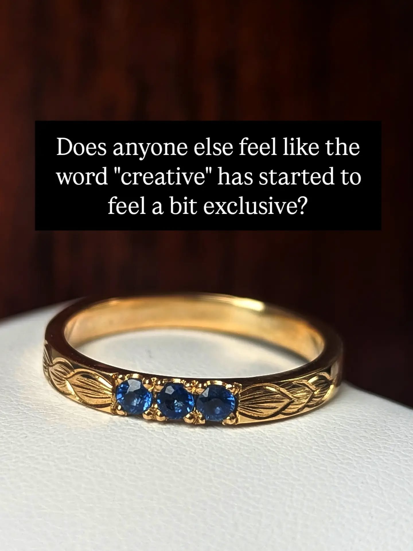 Some random thoughts I had whilst making this ring... I hated when people said this in flatshare ads 😭

This ring is available at the link in my bio.

Peri xx
.
.
.
.
.
.
.
#creativity #jewellerlife #handengraving #behindthescenes #closeups