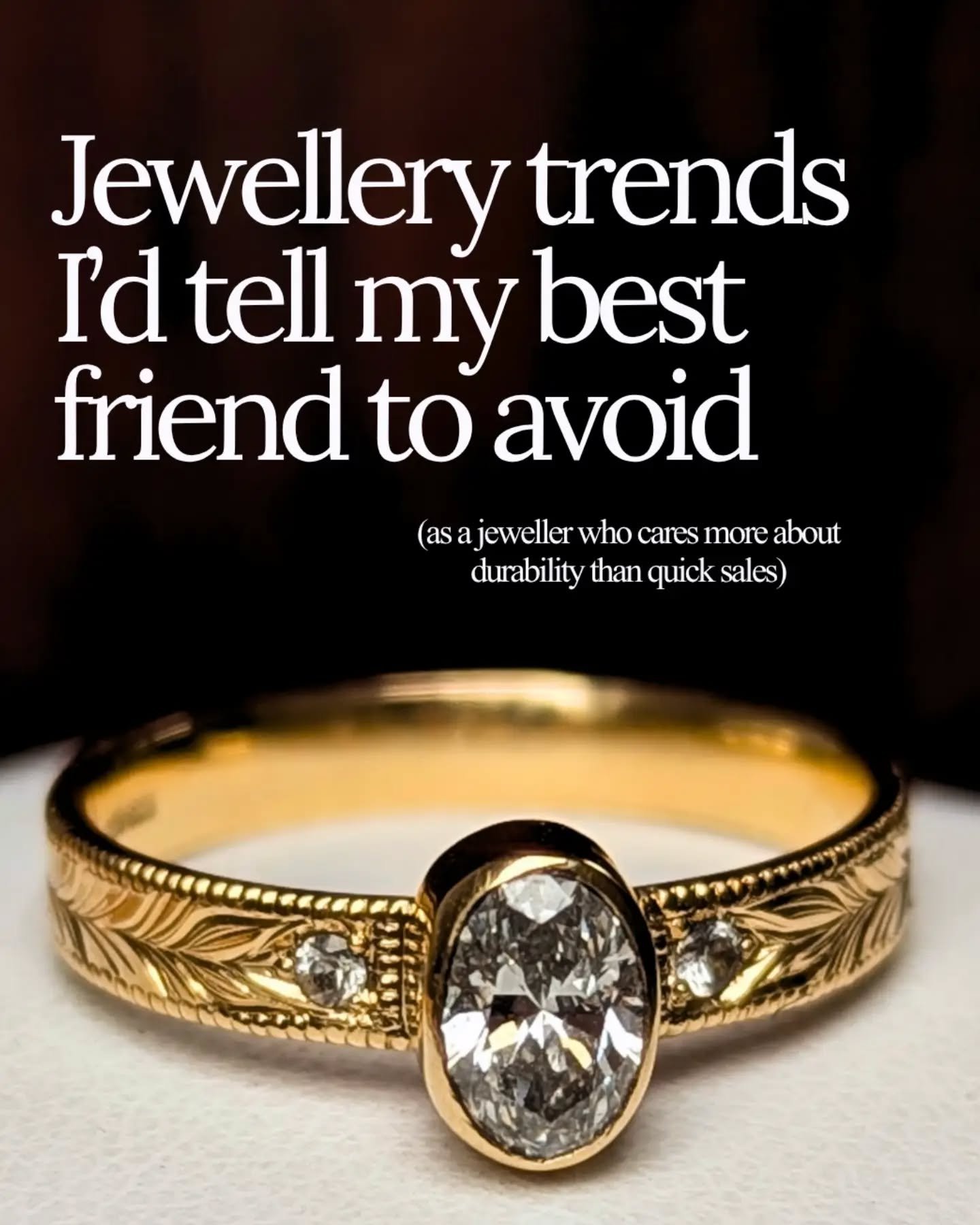 Don't get me wrong, there is a place for most jewellery types (other than the last one!) but there is so much sneaky and misleading marketing out there, it's important to know what you're buying.

Peri xx