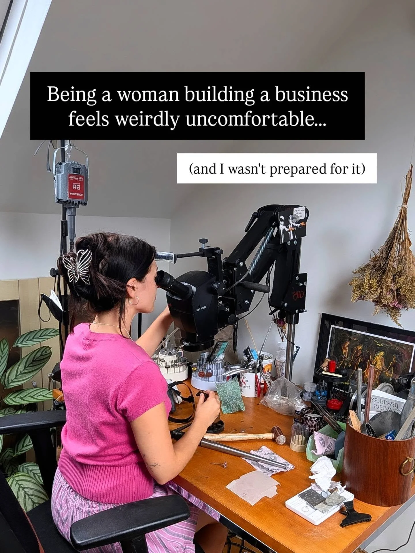 Starting this business has made me notice so many things about myself that I hadn't questioned before... Like how quick I am to put myself down, and the pressure I feel to be a "good woman".

I don't know how much of this is just me, how mu