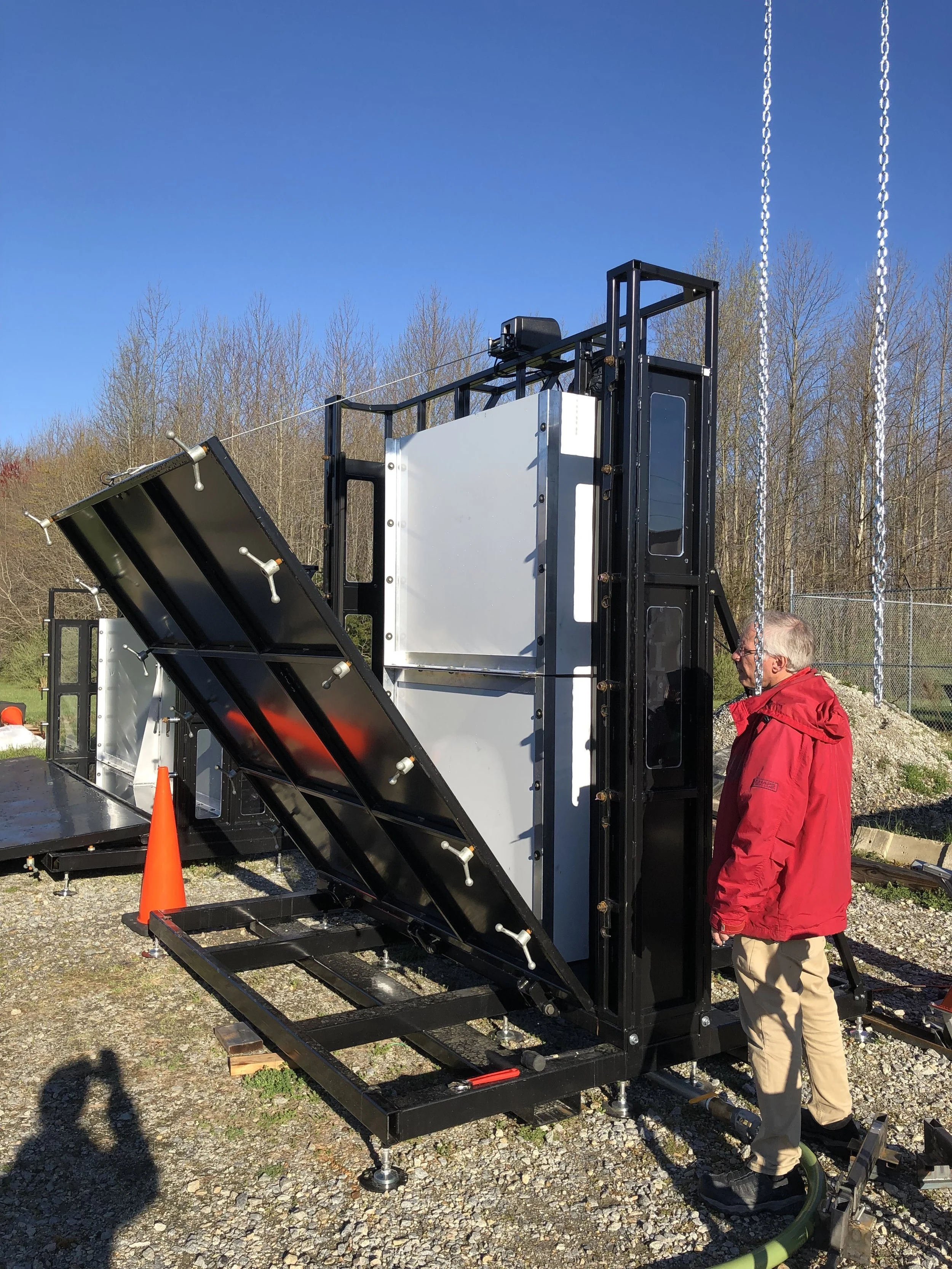 Full scale product testing of flood mitigation solutions. 