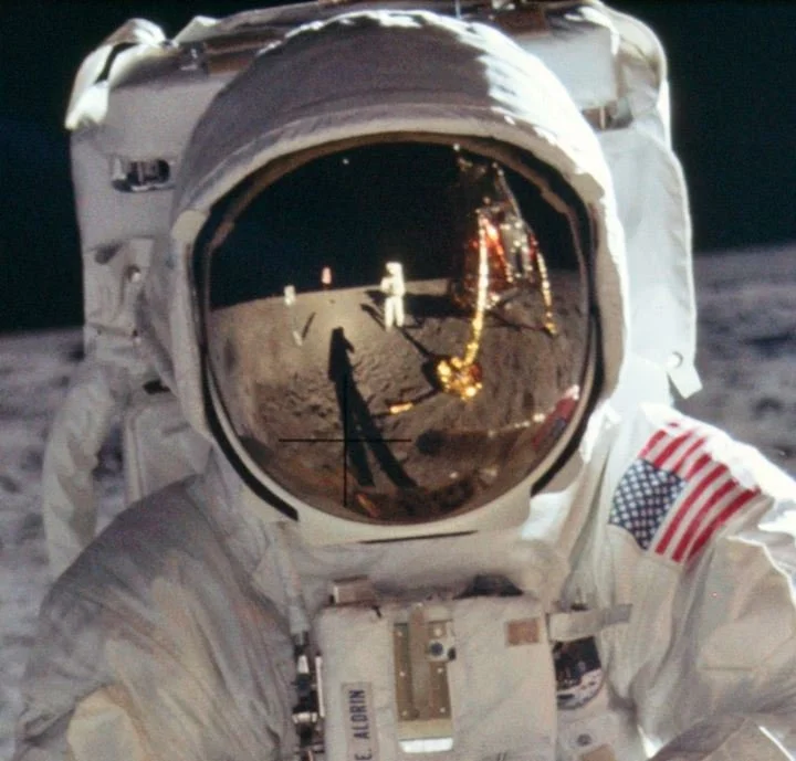 Astronaut on the moon