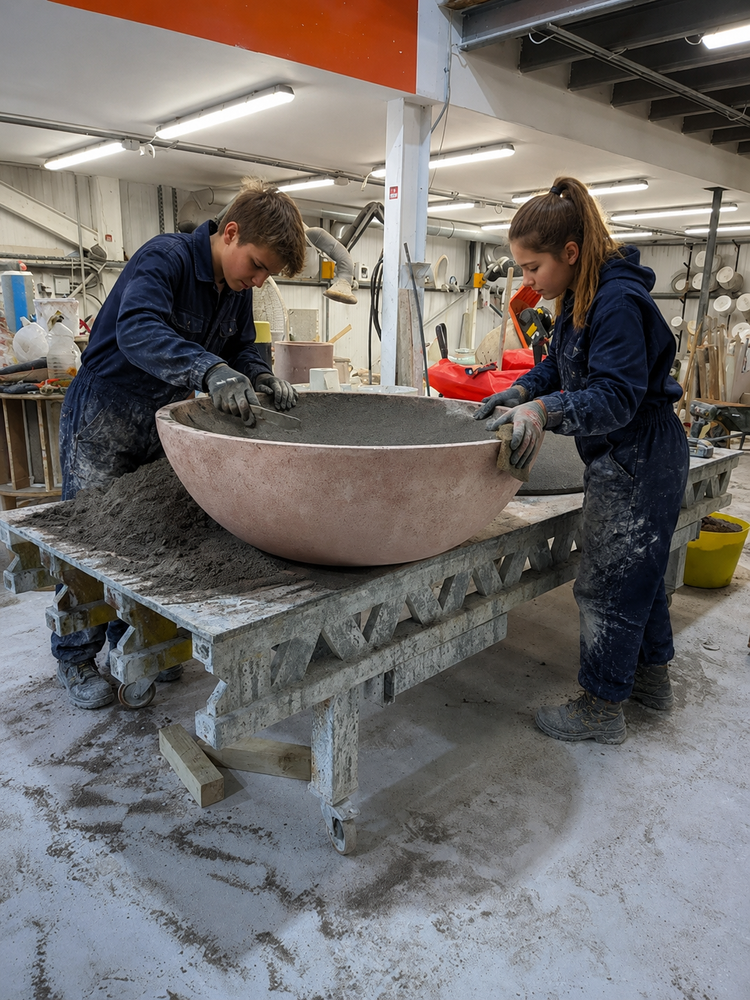 Planter and bench making
