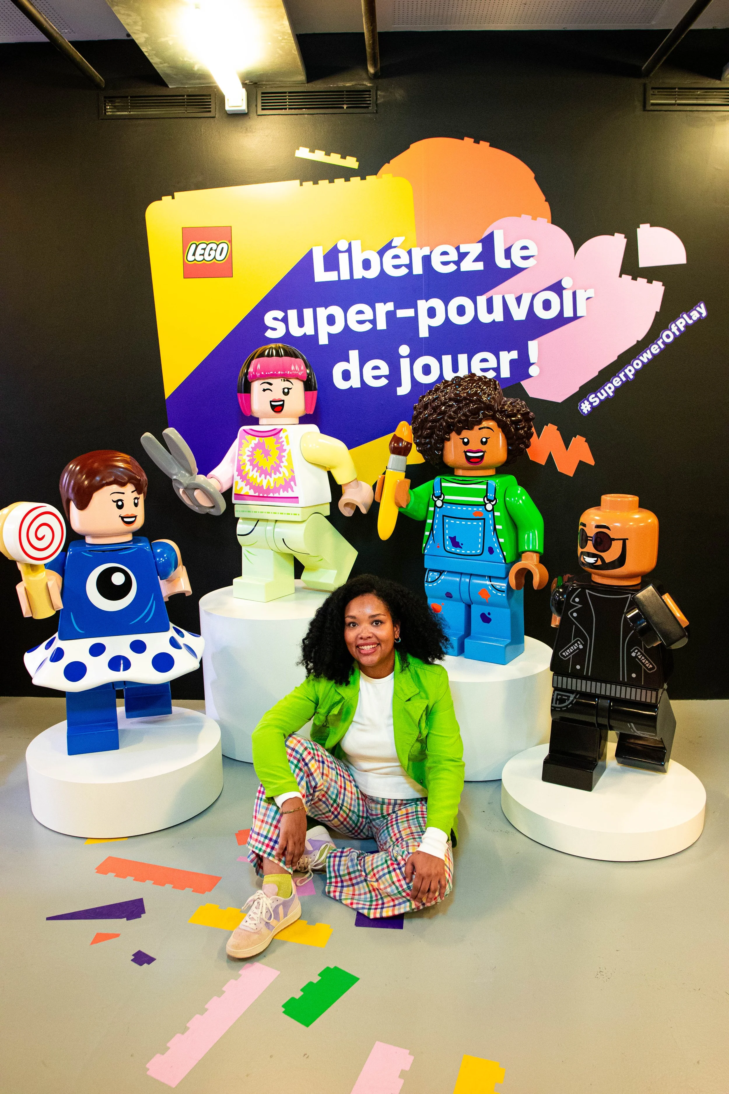 Lego, exhibition Paris, Atelier des Super pouvoirs, 2024