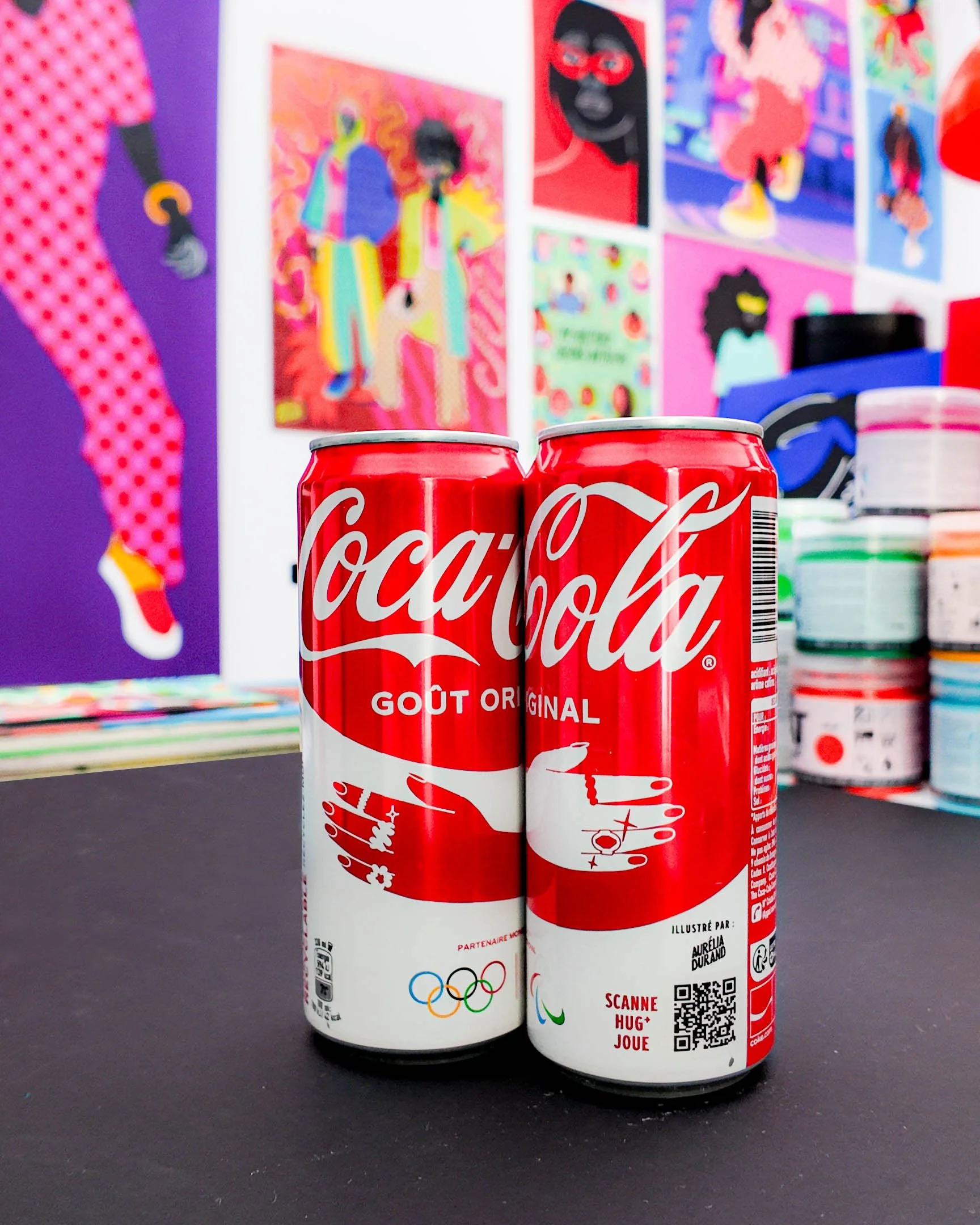 Olympic coca cola can Paris 24