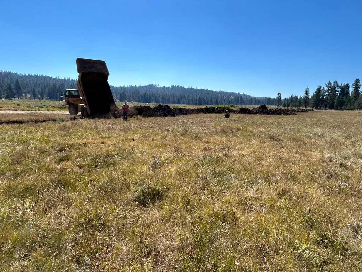 Culvert excavation work