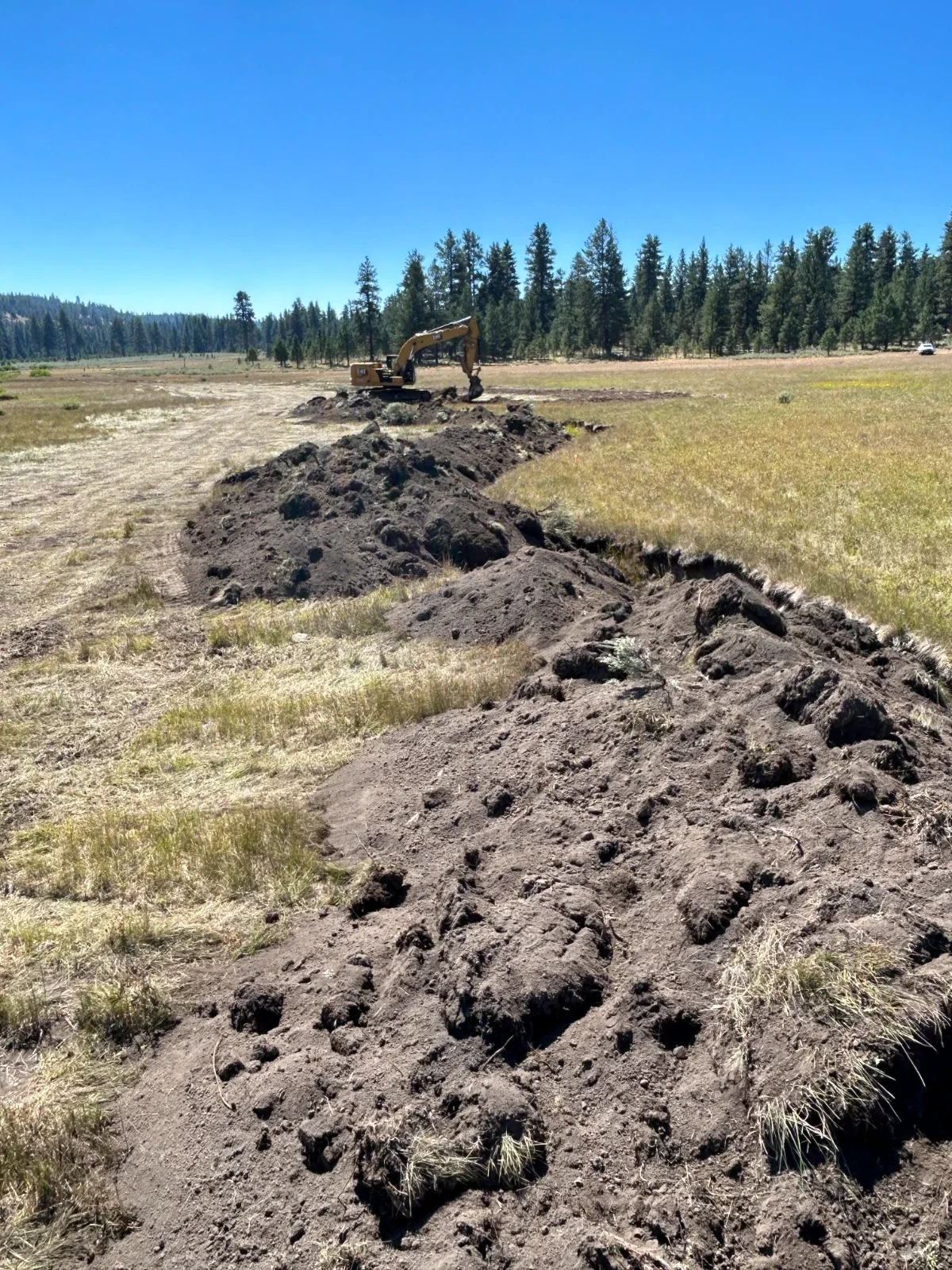 Culvert excavation work