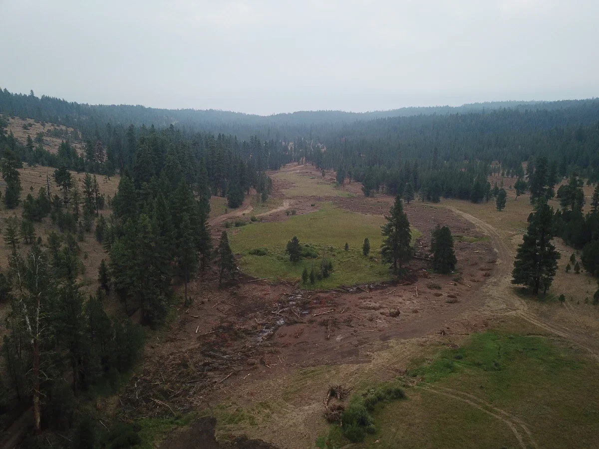 Looking upvalley at Sera Spring