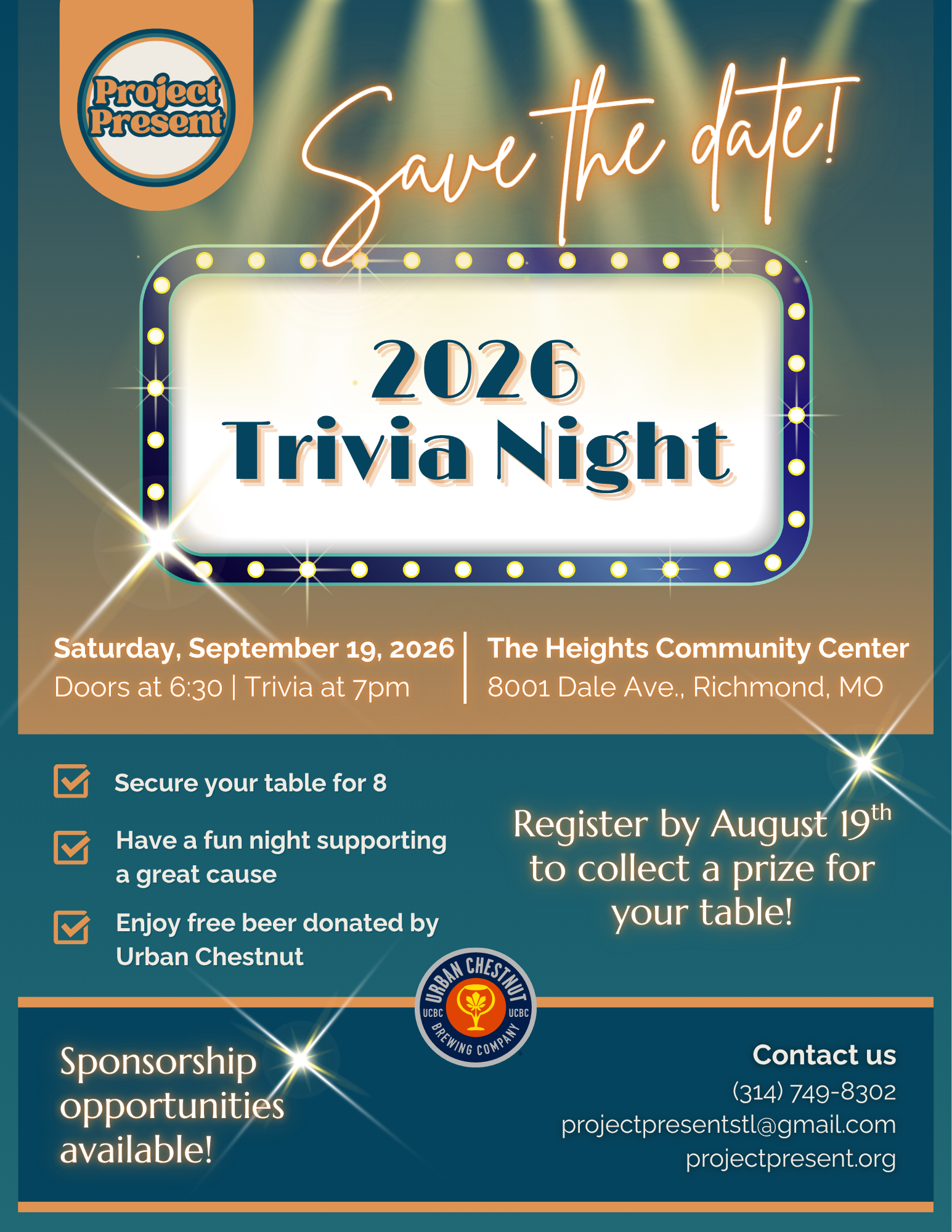 Project Present fundraiser: Trivia Night
