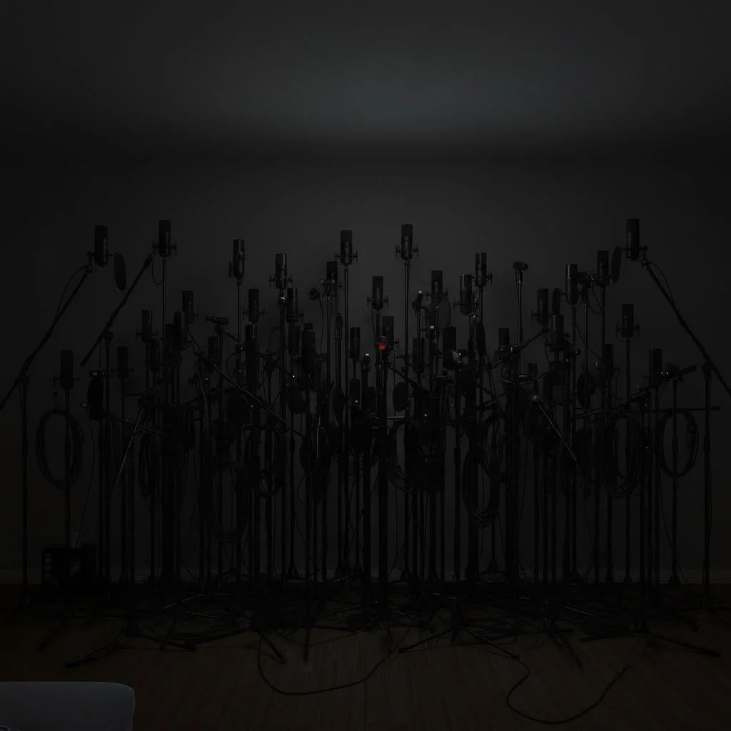 gemini-2.5-flash-image_create_an_image_with_a_bunch_of_microphone_stands-0.jpg