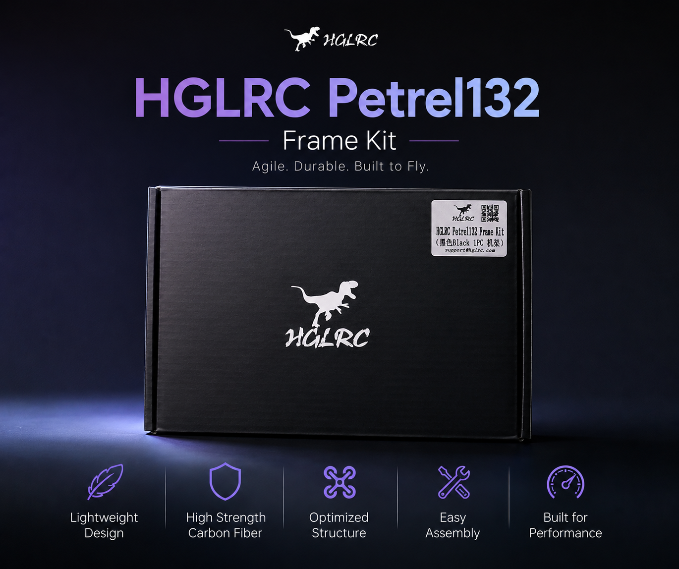 HGLRC Petrel 132 Frame Kit