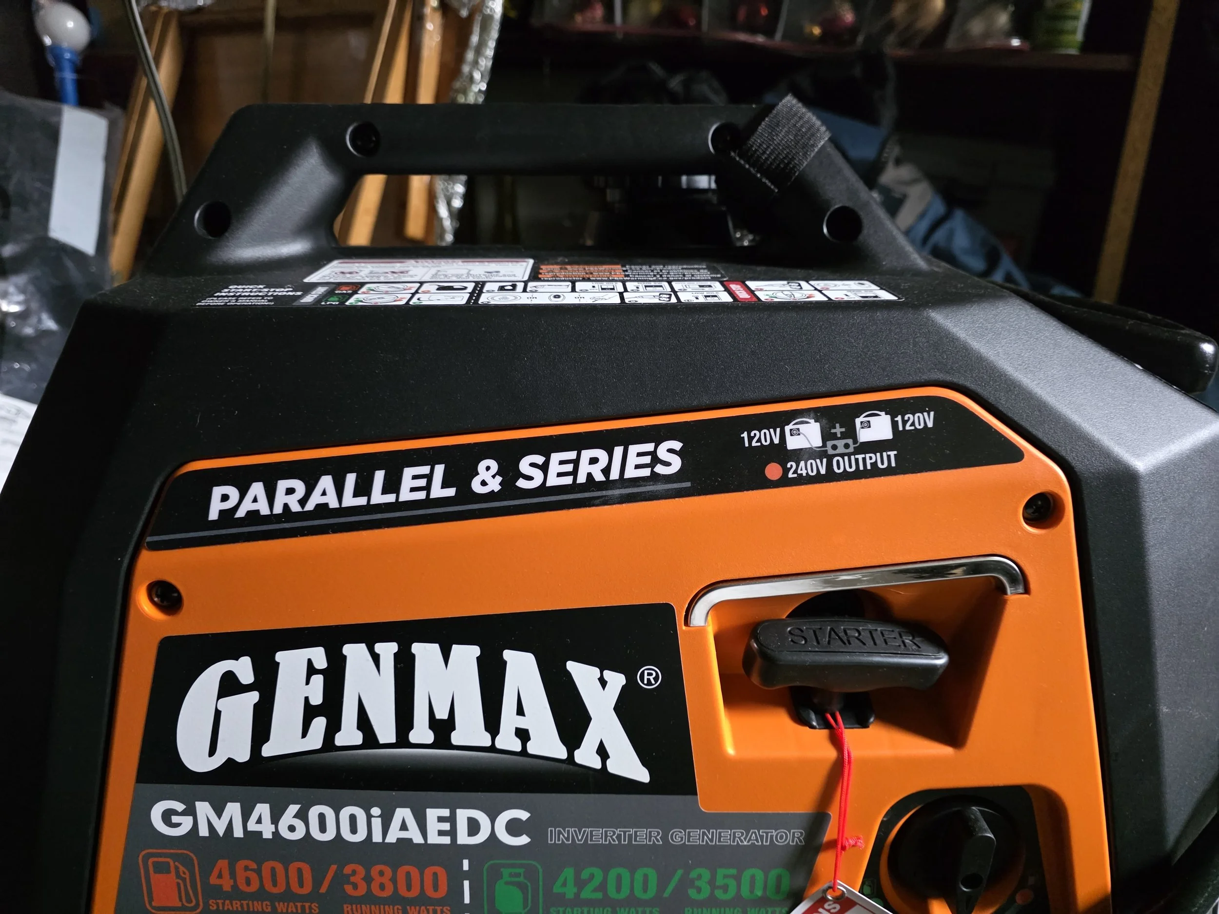 GENMAX Dual Fuel Inverter Generator (24 hour rental - deposit required)