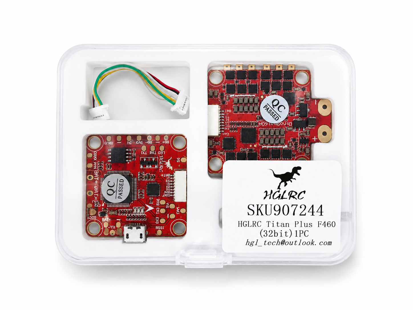 HGLRC Titan Plus F460 Stack - 60A BLHeli_32 ESC