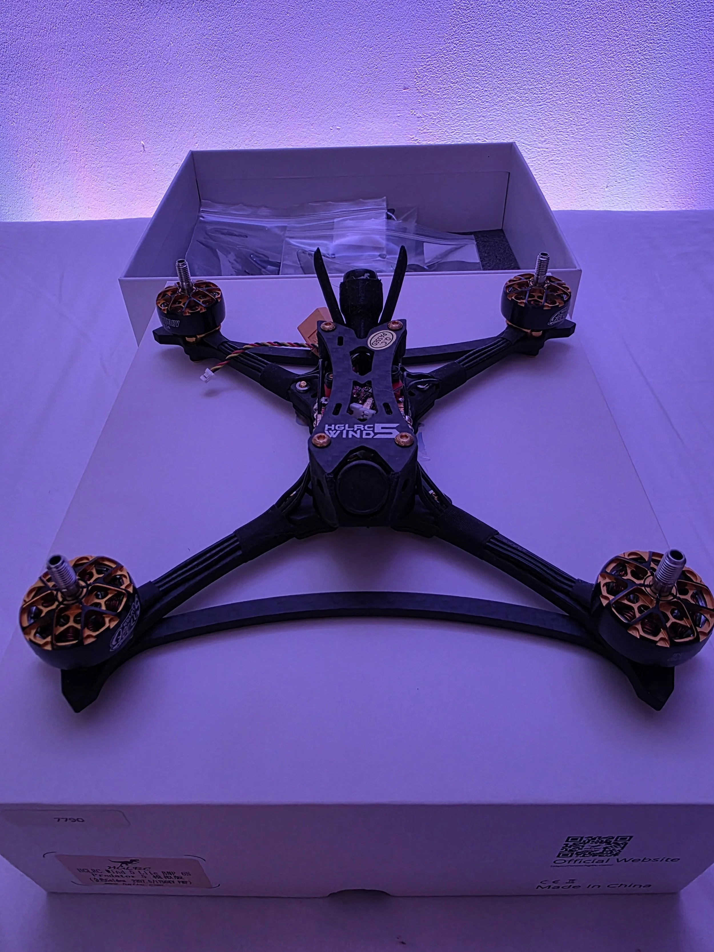 HGLRC Wind5 Lite 6S Predator 5 (PNP) FPV Racing Drone