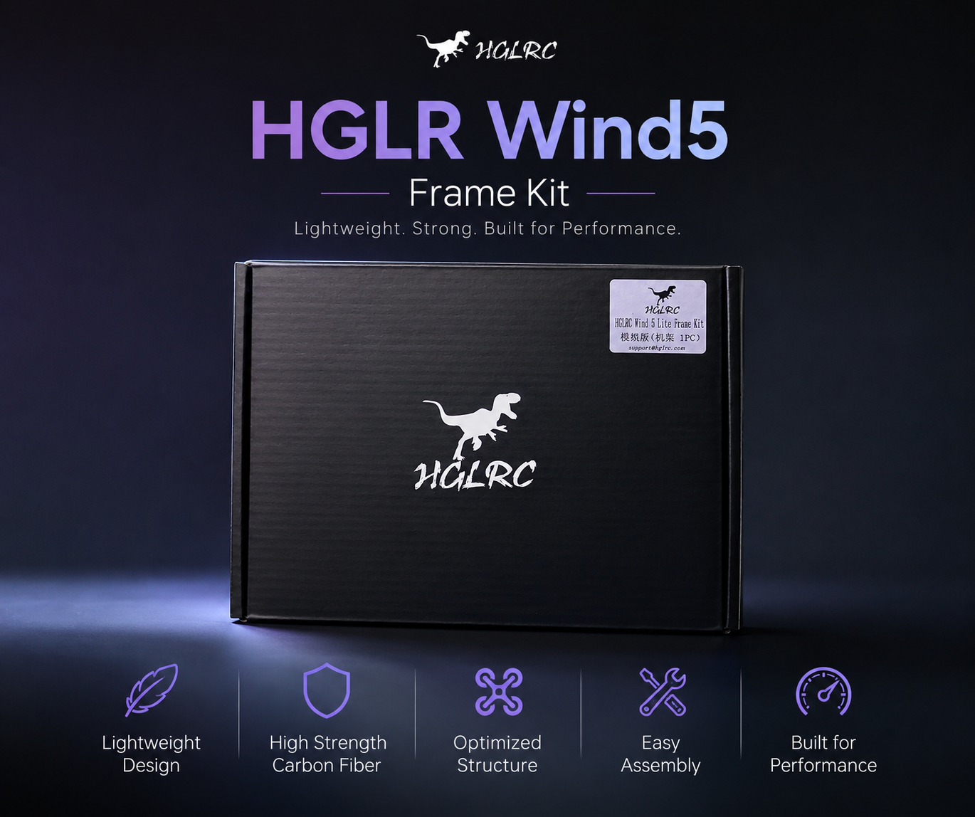 HGLRC Wind5 Lite Frame Kit