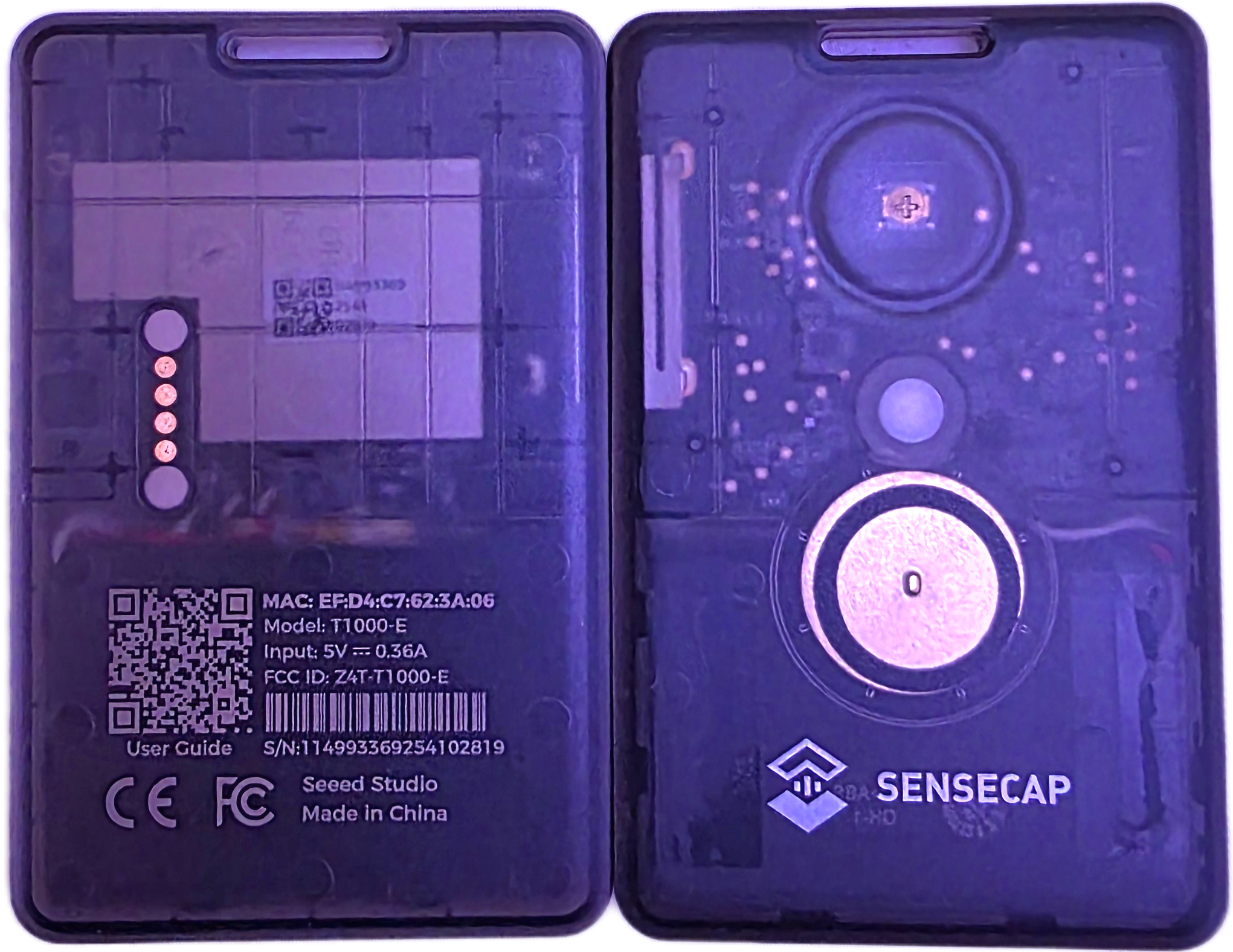 SenseCAP Card Tracker T1000-E for Meshtastic or MeshCore (USED)