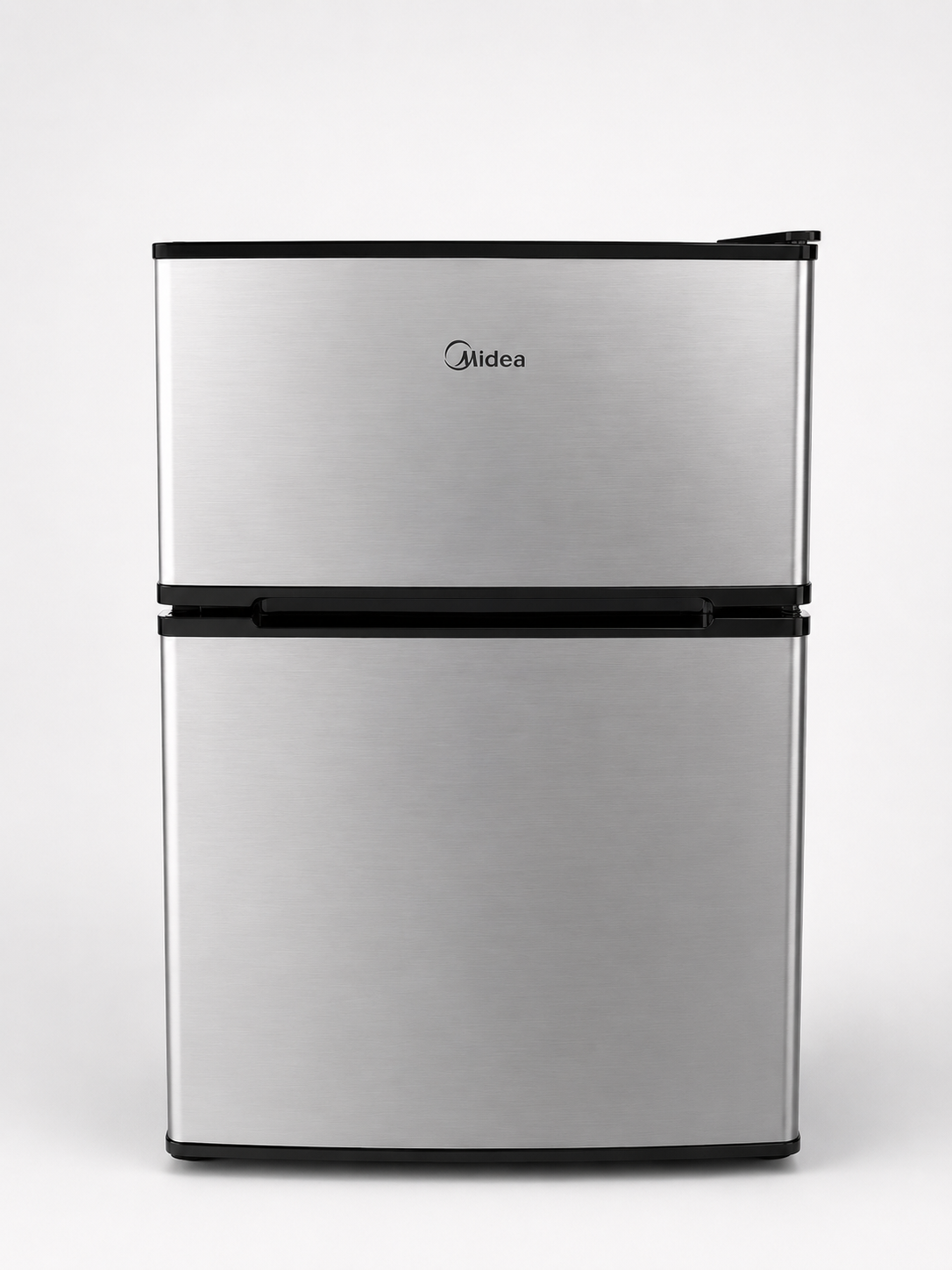 Midea Compact Double Door Refrigerator with Full-Width Freezer (72hr rental)