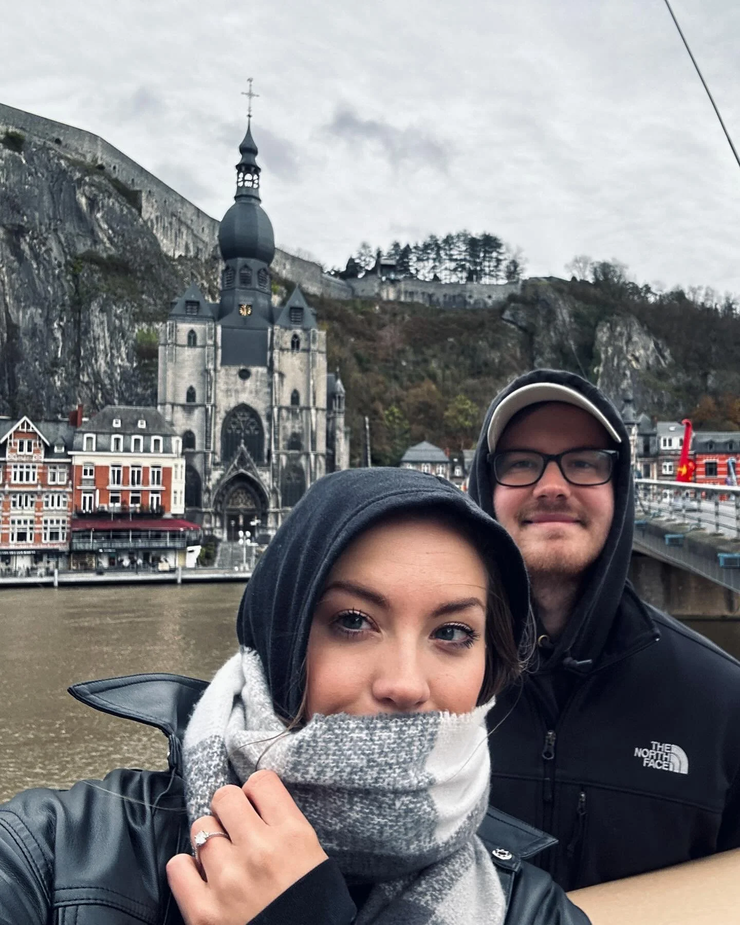 last new country of the trip :( BUT the christmas market was already open so we got to spend lunch in the market instead of a restaurant. 
📍 Dinant, Belgium
📍 Luxembourg City, Luxembourg 
📍Brussel Pub Crawl 
📍 Chou Sando
📍 Friterie Tabora (again