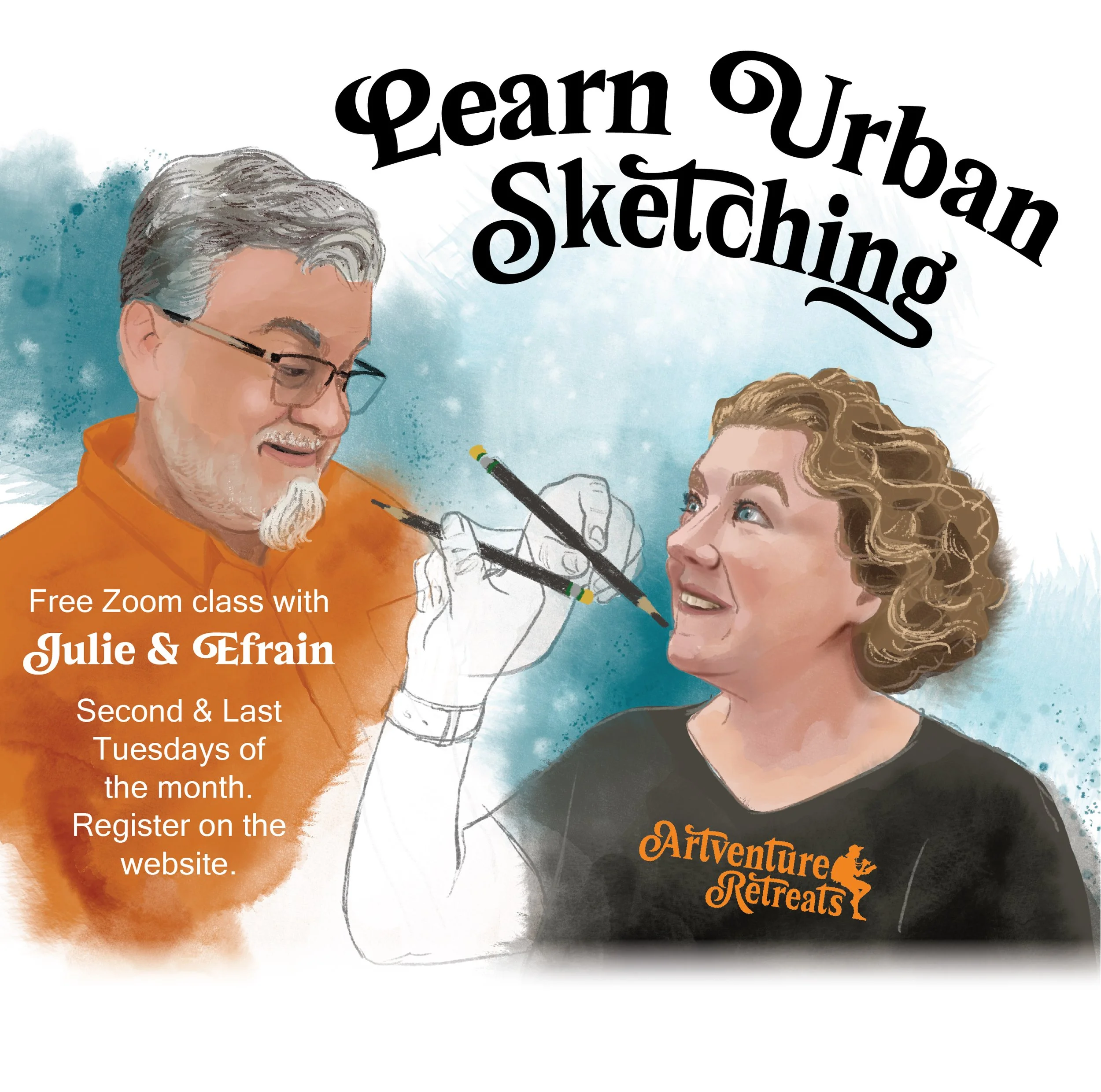 free zoom urban sketching class