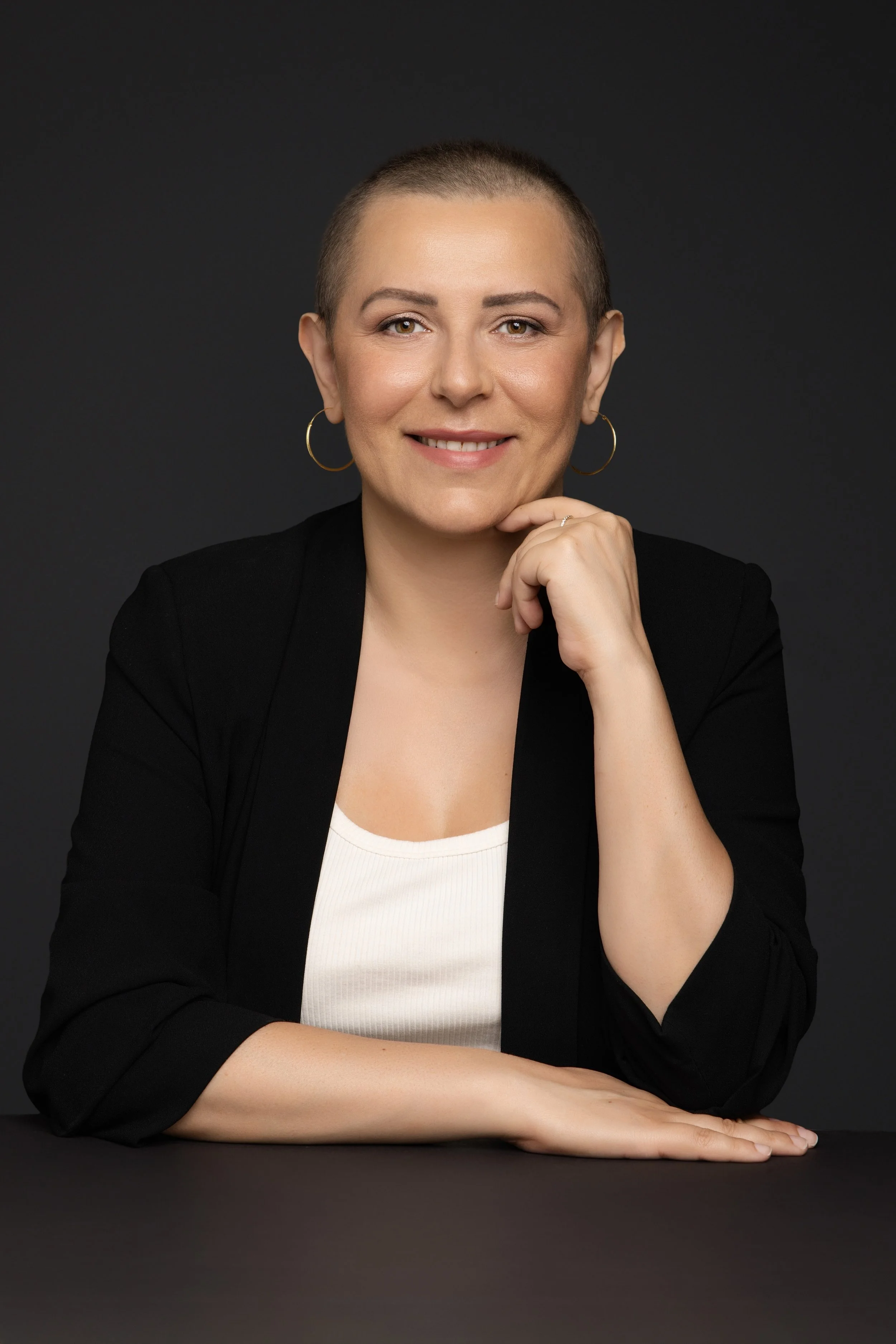 Woman navigating cancer treatment photographed for See Me Now Project, representing courage, dignity, and visibility.